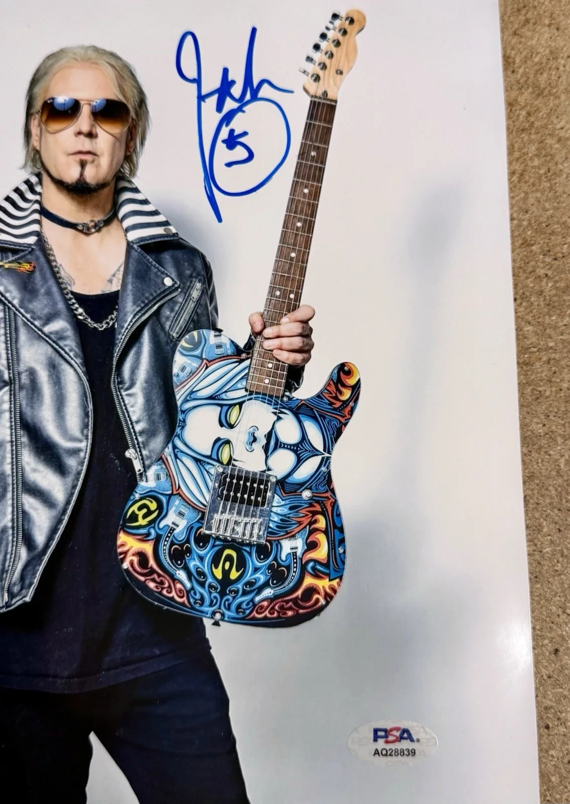 John 5 Signed Guitarist 8x10 Photo PSA COA Marilyn Manson Motley Crue Rob Zombie, изображение 2