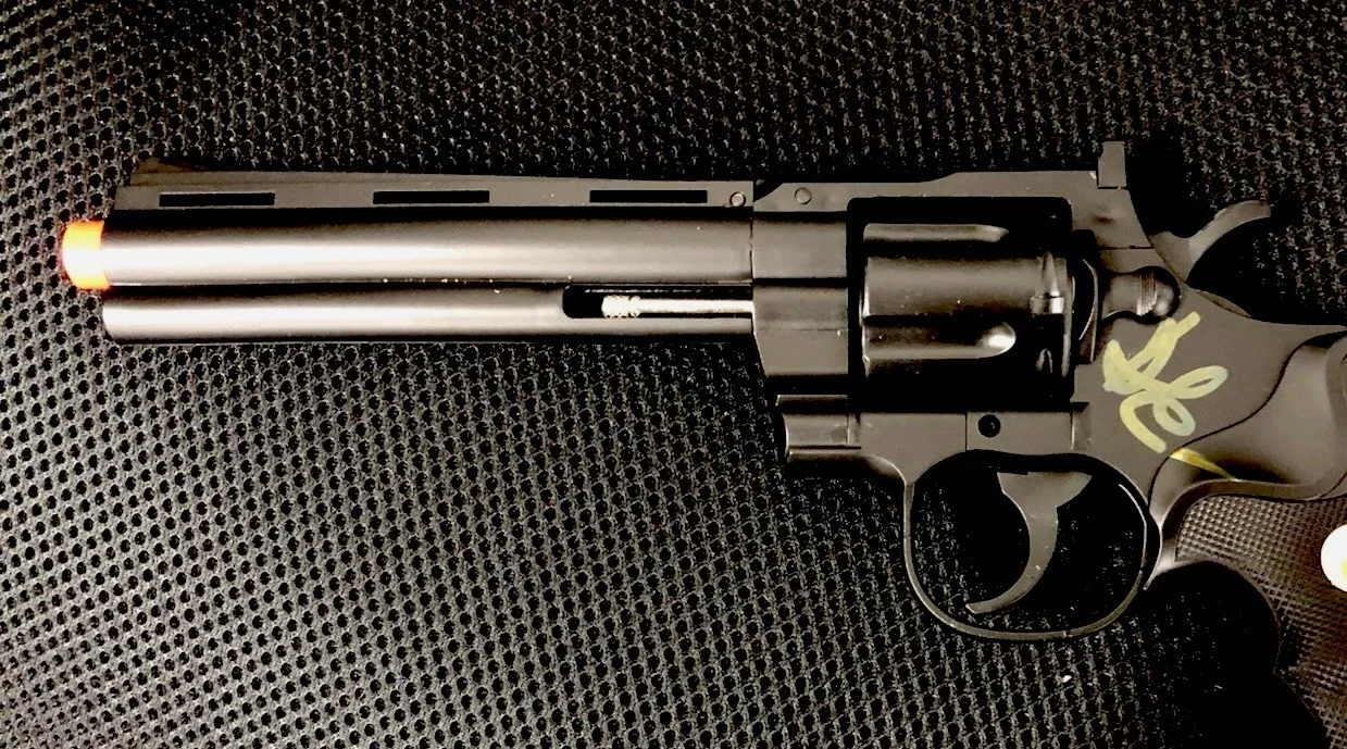 Andrew Lincoln “The Walking Dead” Signed Plastic Prop Revolver JSA Certified, image 2