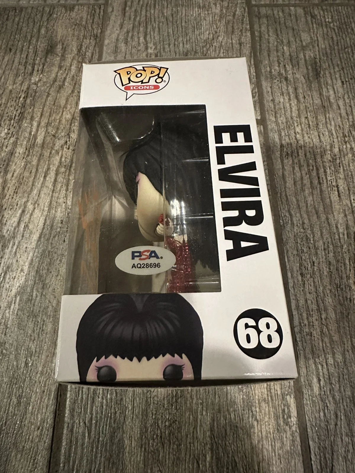 CASSANDRA PETERSON SIGNED ELVIRA FUNKO POP PSA/DNA COA AUTOGRAPHED, изображение 2