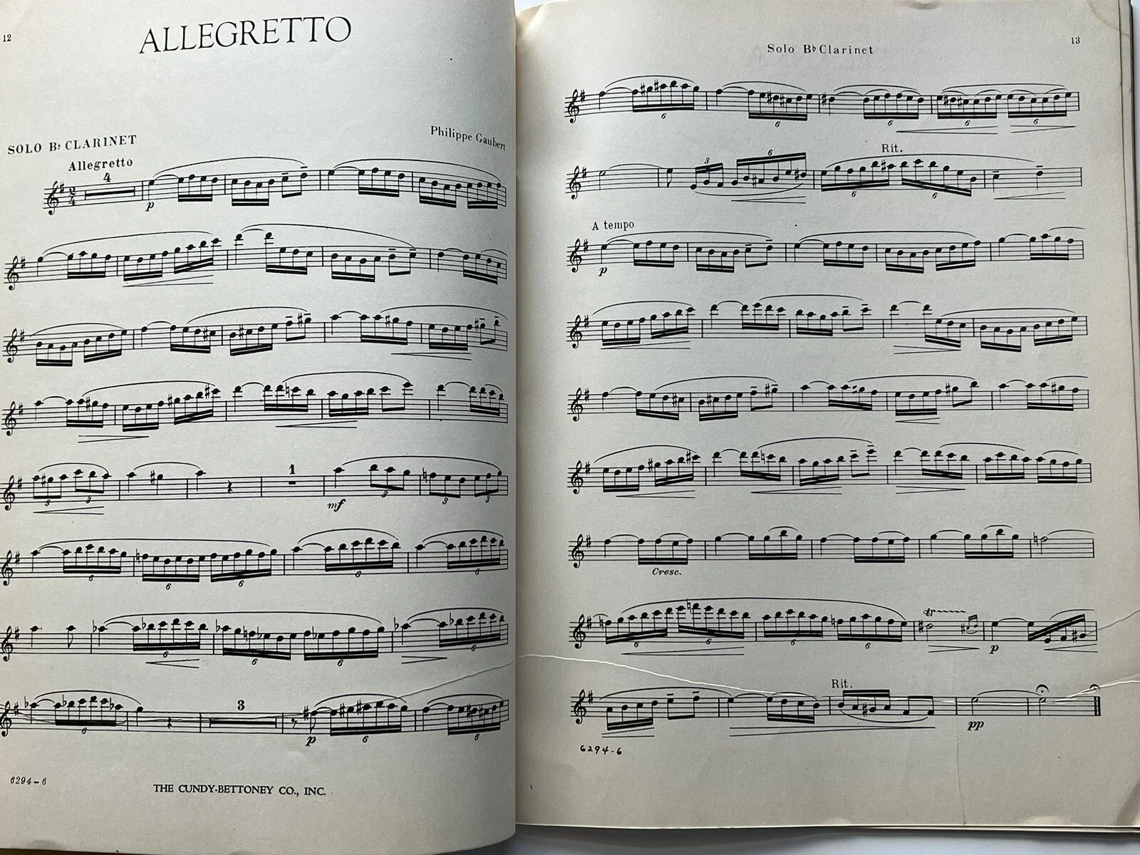 ROSARIO MAZZEO AUTOGRAPH BOSTON SYMPHONY ORCHESTRA Orig. Signed Clarinetist MSI, изображение 5
