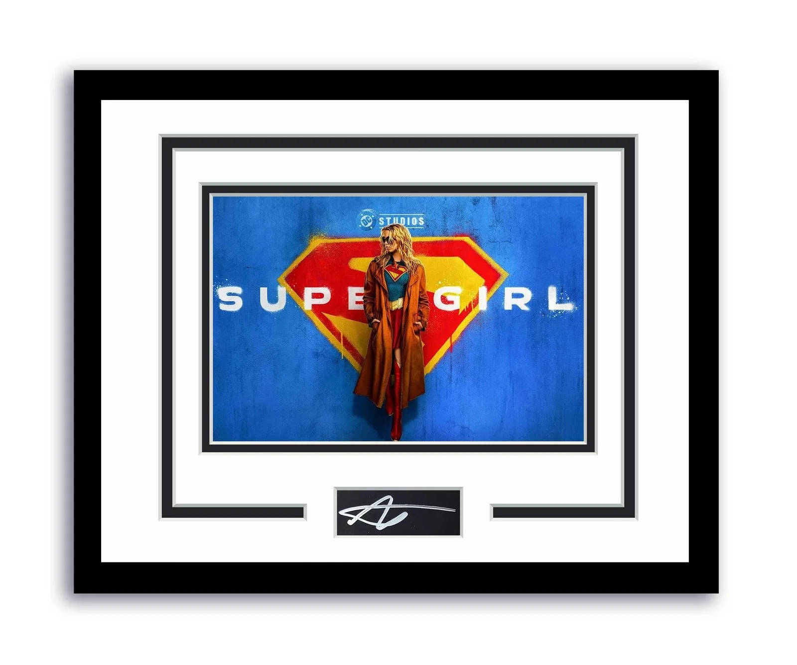 Milly Alcock — Supergirl Milly Alcock Autographed Signed 11x14 Framed Photo ACOA