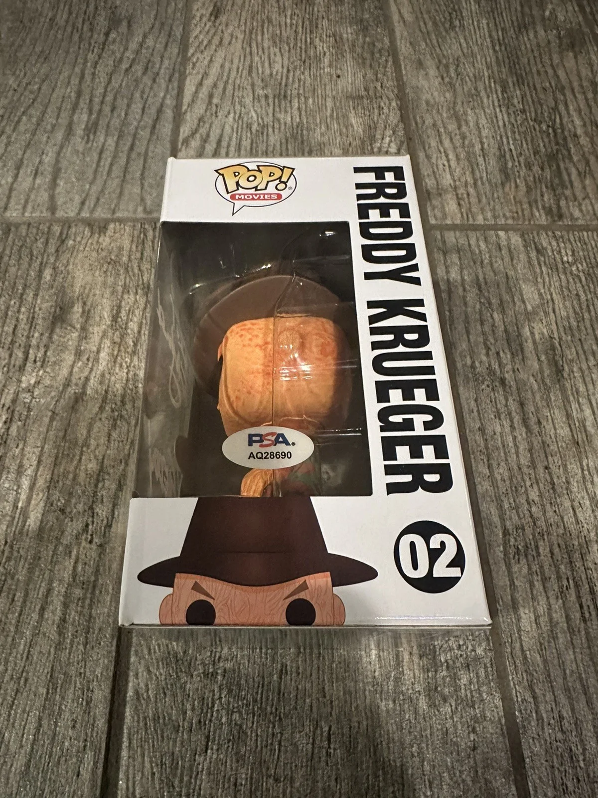ROBERT ENGLUND SIGNED FREDDY KRUEGER FUNKO POP PSA/DNA COA AUTOGRAPHED, image 2