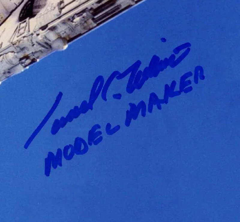 SAMUEL SAM ZOLLTHEIS SIGNED 11x14 PHOTO ILM MODEL MAKER STAR WARS BECKETT BAS, изображение 2