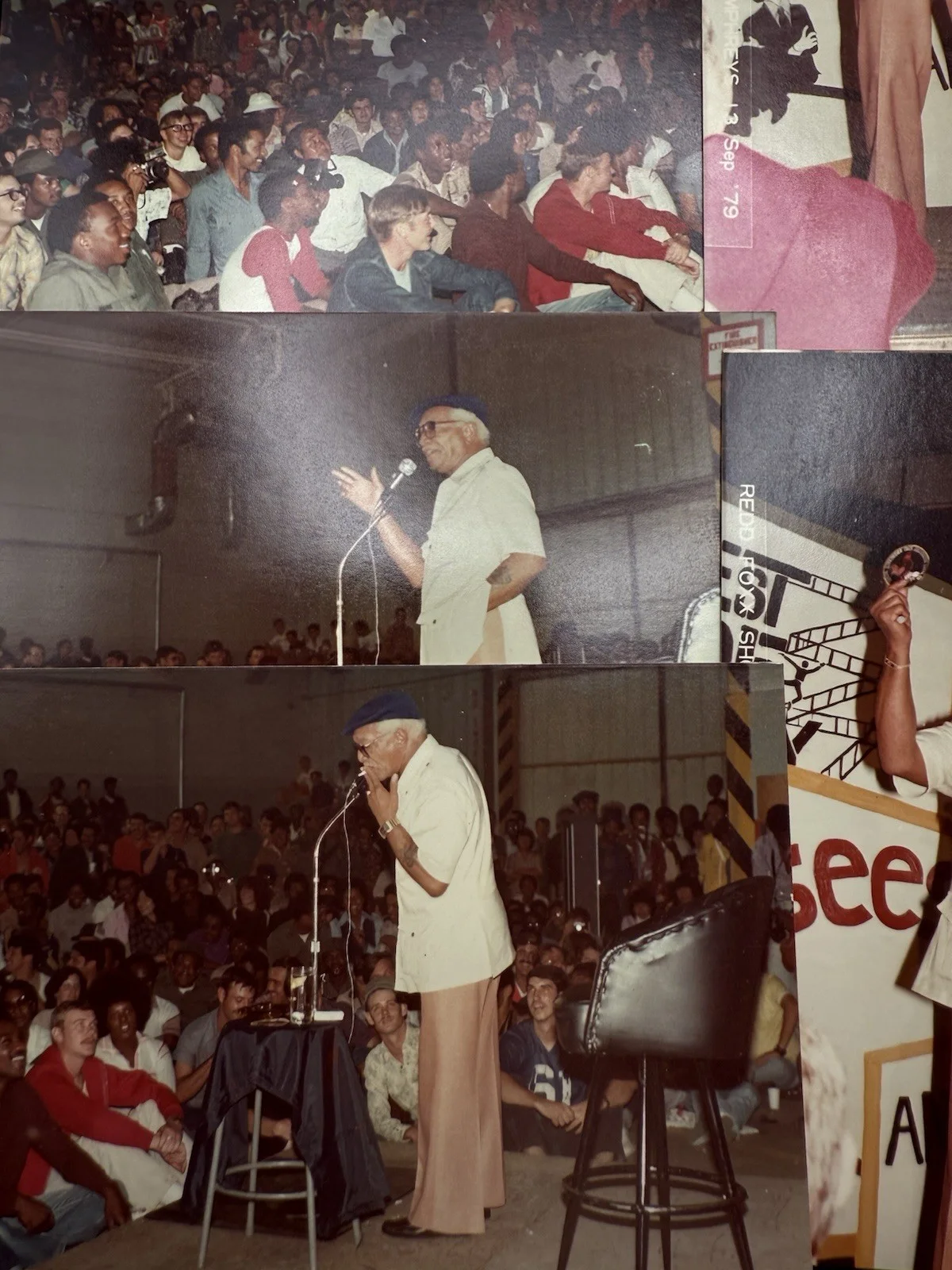 Redd Foxx — Redd Foxx Signed Autograph & Original Photo Lot 79 Camp Humphreys Korea Rare, image 4
