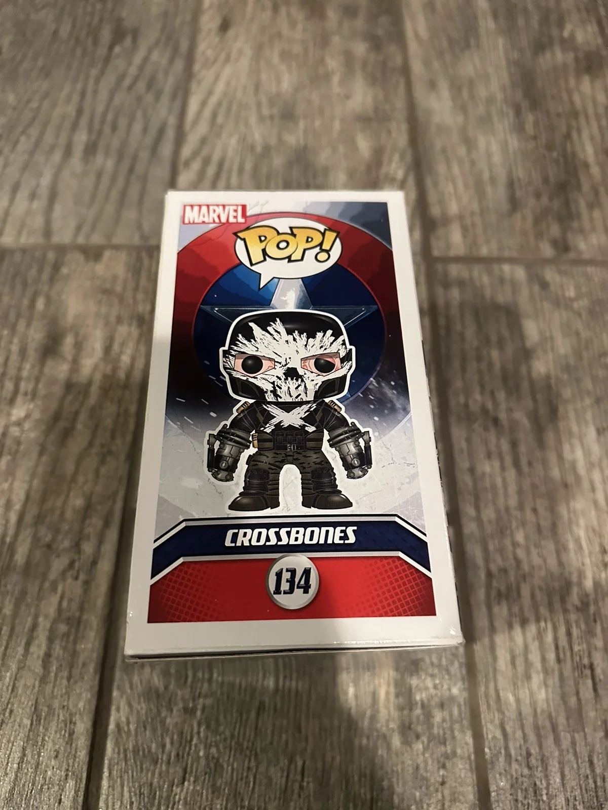 FRANK GRILLO SIGNED CROSSBONES CIVIL WAR CAPTAIN AMERICA FUNKO POP PSA COA AUTO, image 3