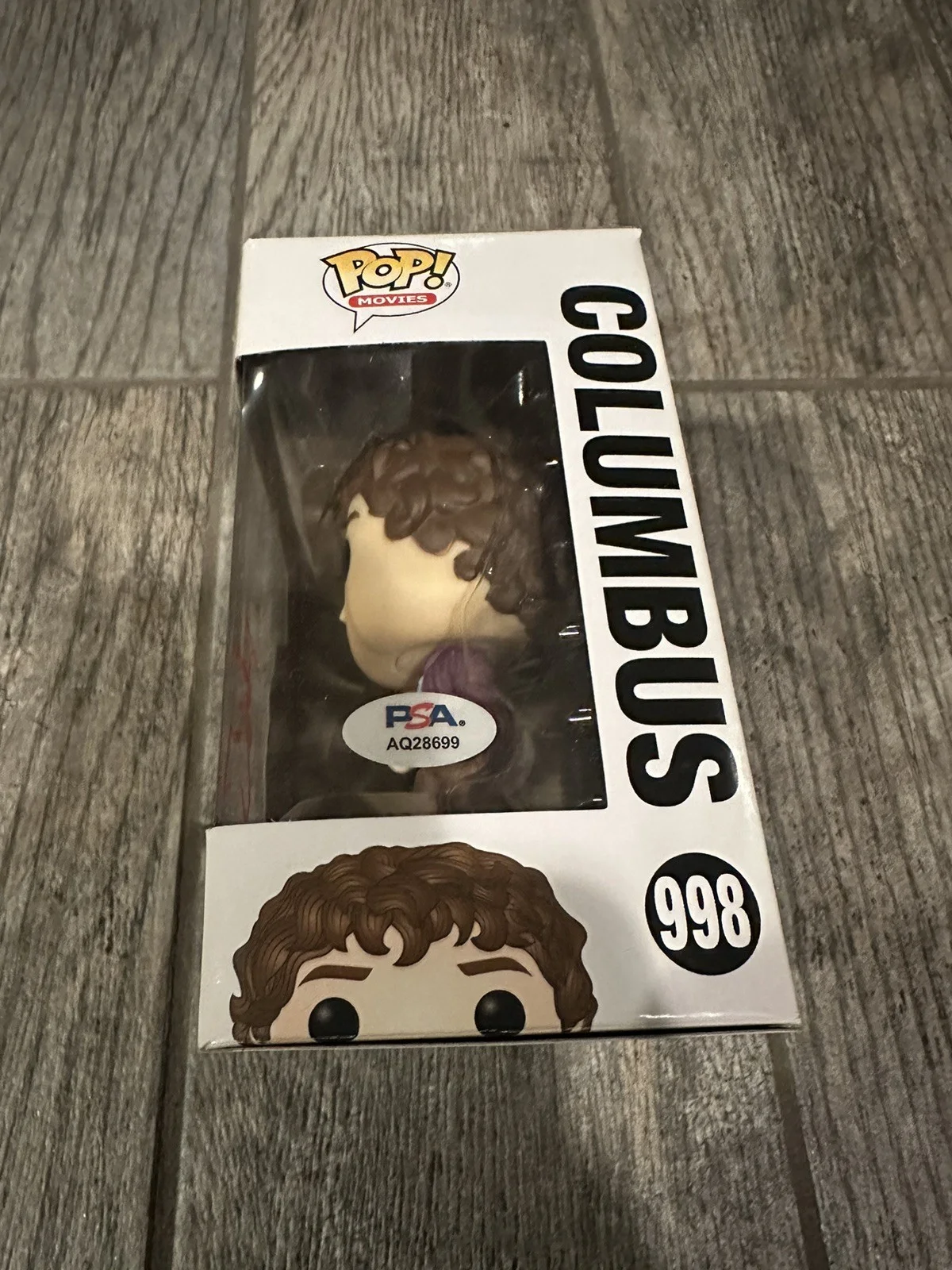 JESSE EISENBERG SIGNED COLUMBUS ZOMBIELAND FUNKO POP PSA/DNA COA AUTOGRAPHED, image 2