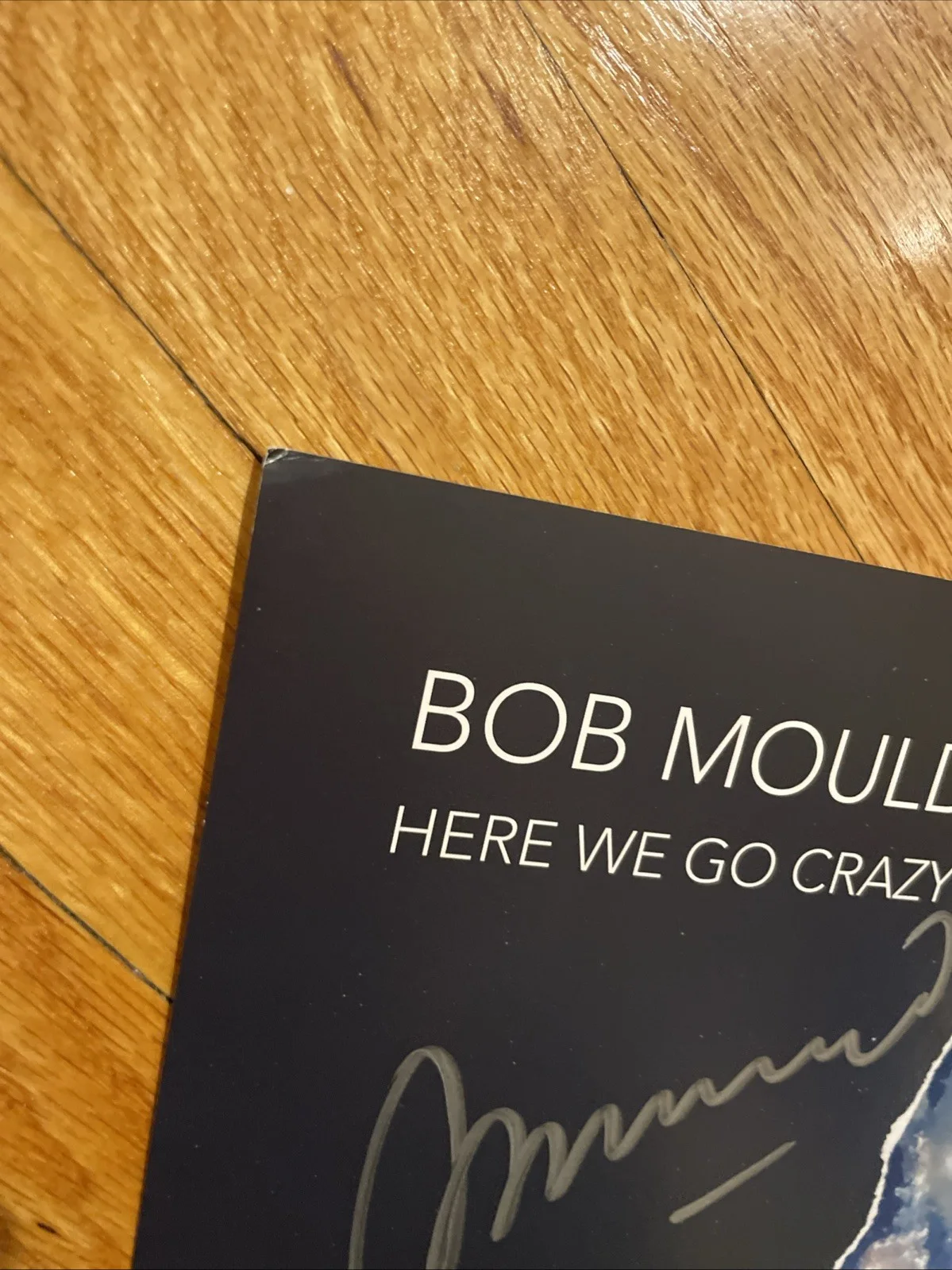 Bob Mould Here We Go Crazy SIGNED Promo Album Flat Poster 11x11” Sugar, image 2
