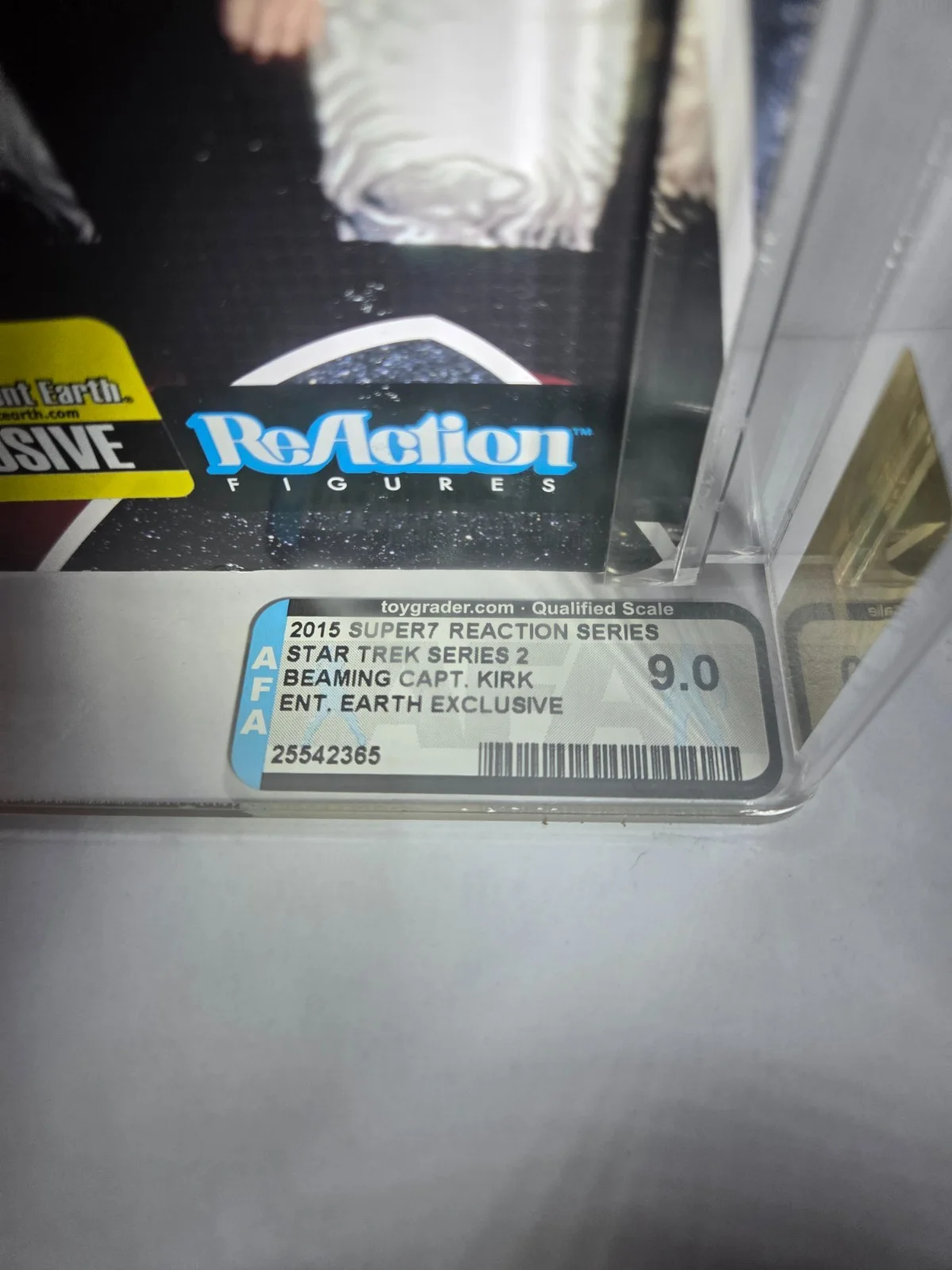 WILLIAM SHATNER — WILLIAM SHATNER signed STAR TREK figure BECKETT bas AFA GRADED 9.0 encapsulated, image 2