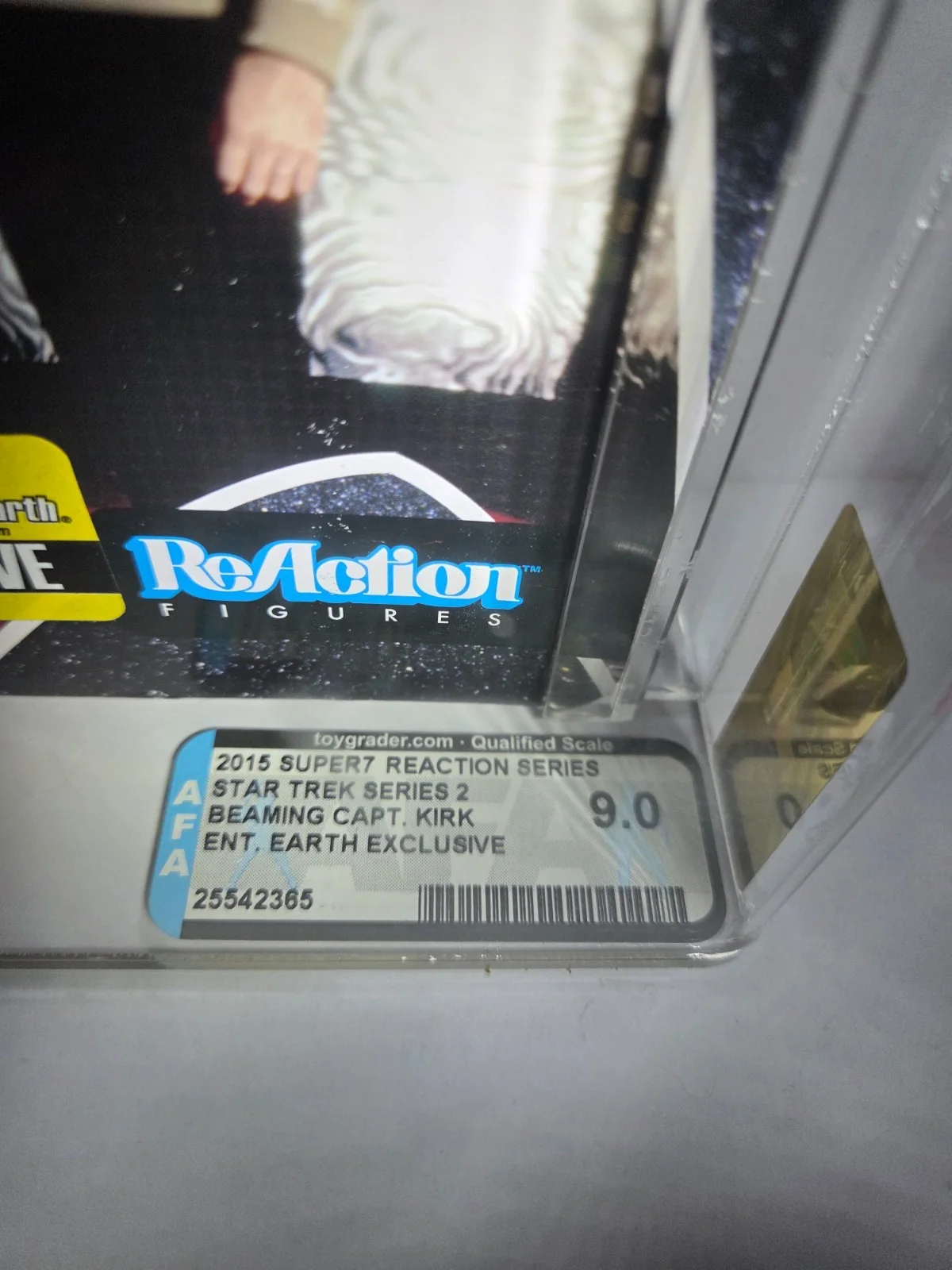 WILLIAM SHATNER — WILLIAM SHATNER signed STAR TREK figure BECKETT bas AFA GRADED 9.0 encapsulated, image 3