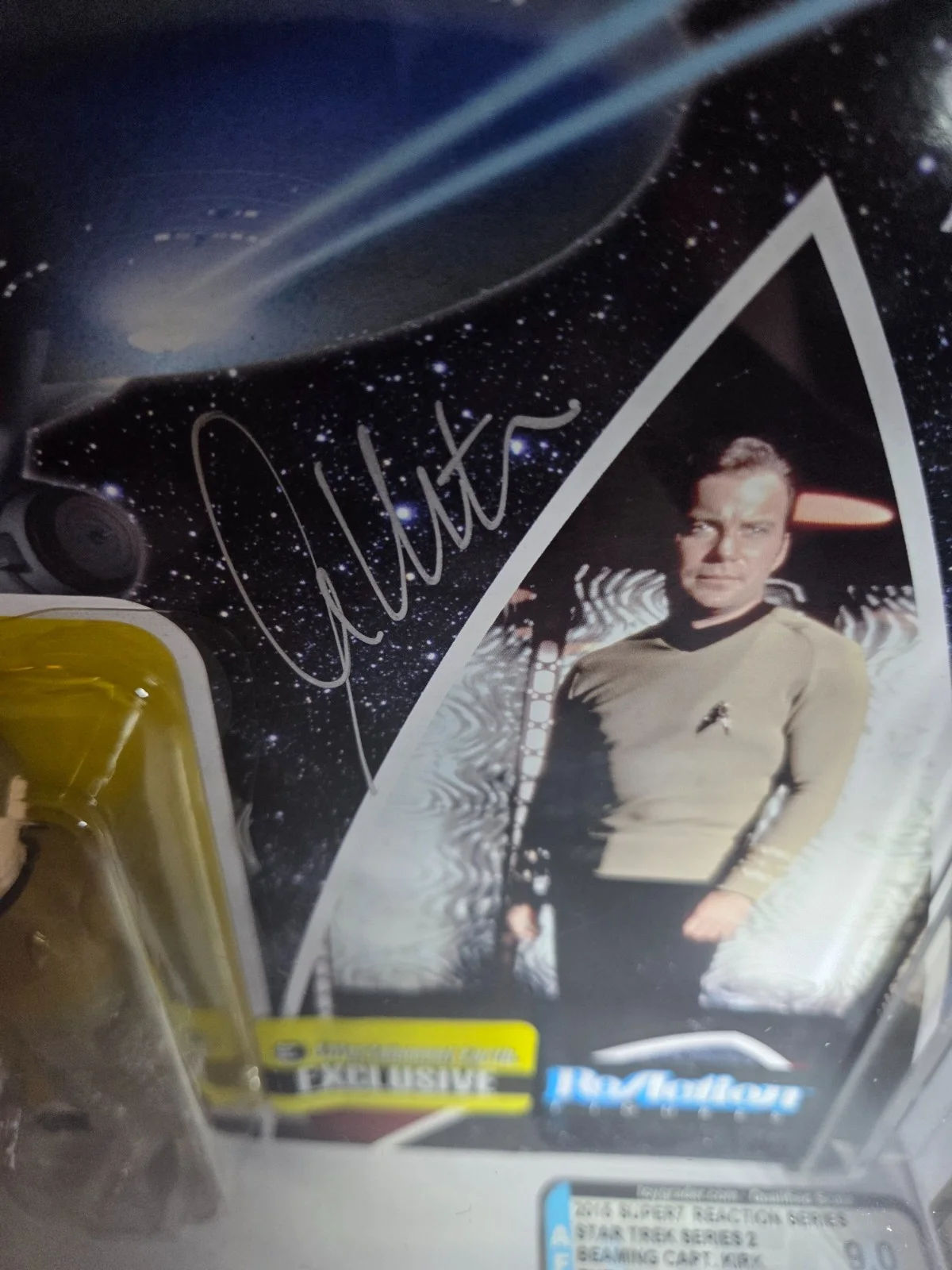 WILLIAM SHATNER — WILLIAM SHATNER signed STAR TREK figure BECKETT bas AFA GRADED 9.0 encapsulated, image 4