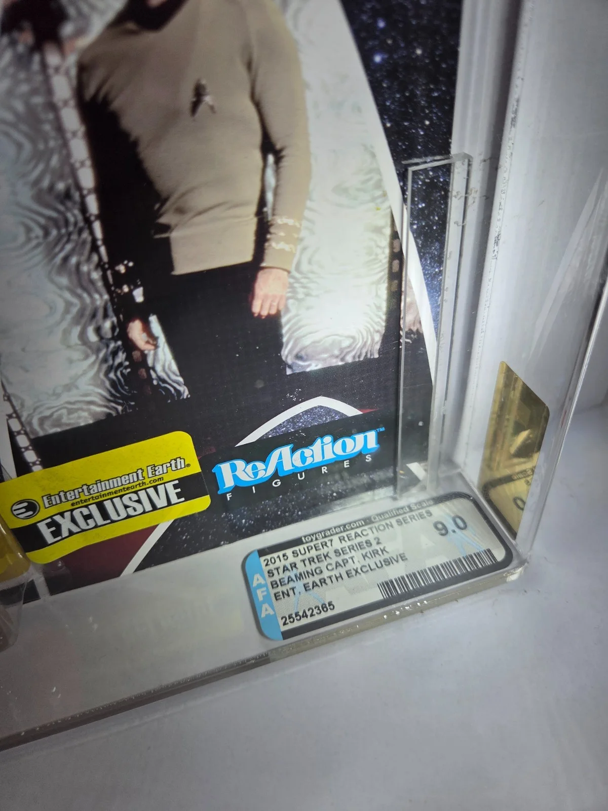 WILLIAM SHATNER — WILLIAM SHATNER signed STAR TREK figure BECKETT bas AFA GRADED 9.0 encapsulated, image 5