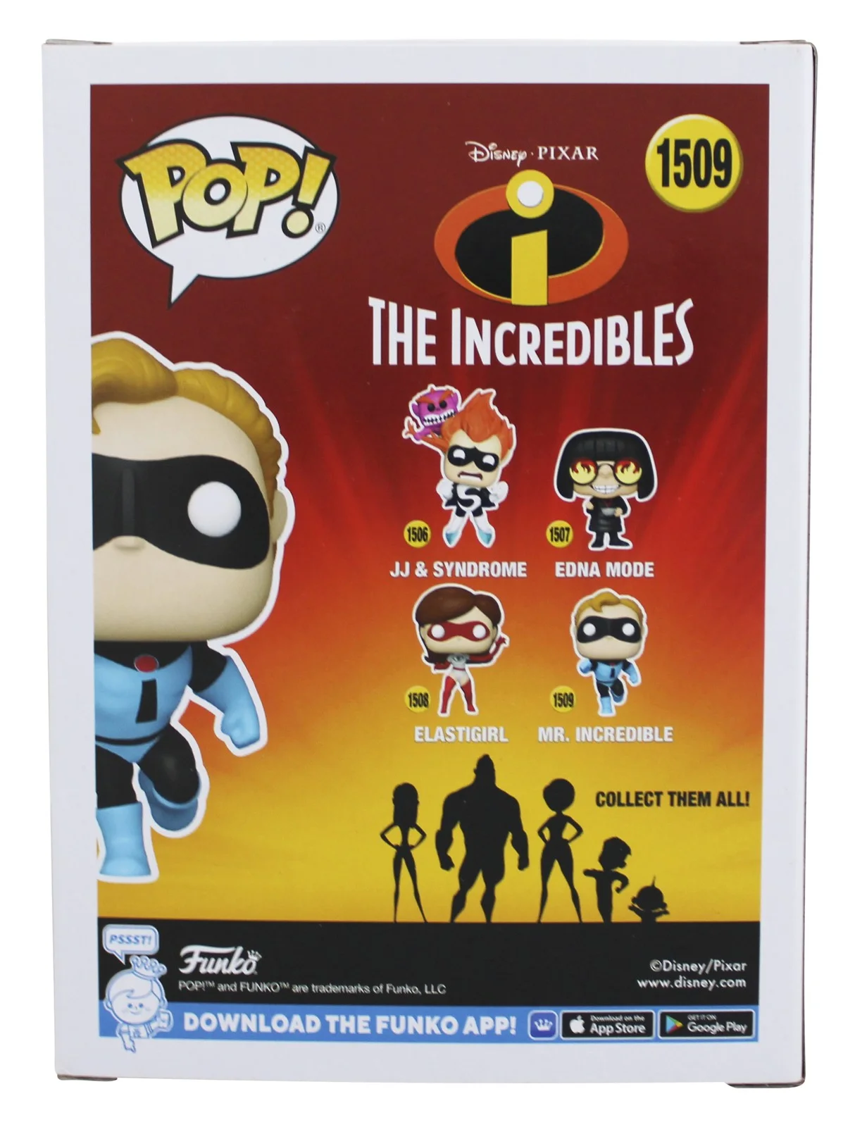 Craig T. Nelson — Craig T. Nelson Signed Mr. Incredible #1509 Funko Pop Vinyl Figure BAS #BN07630, image 4