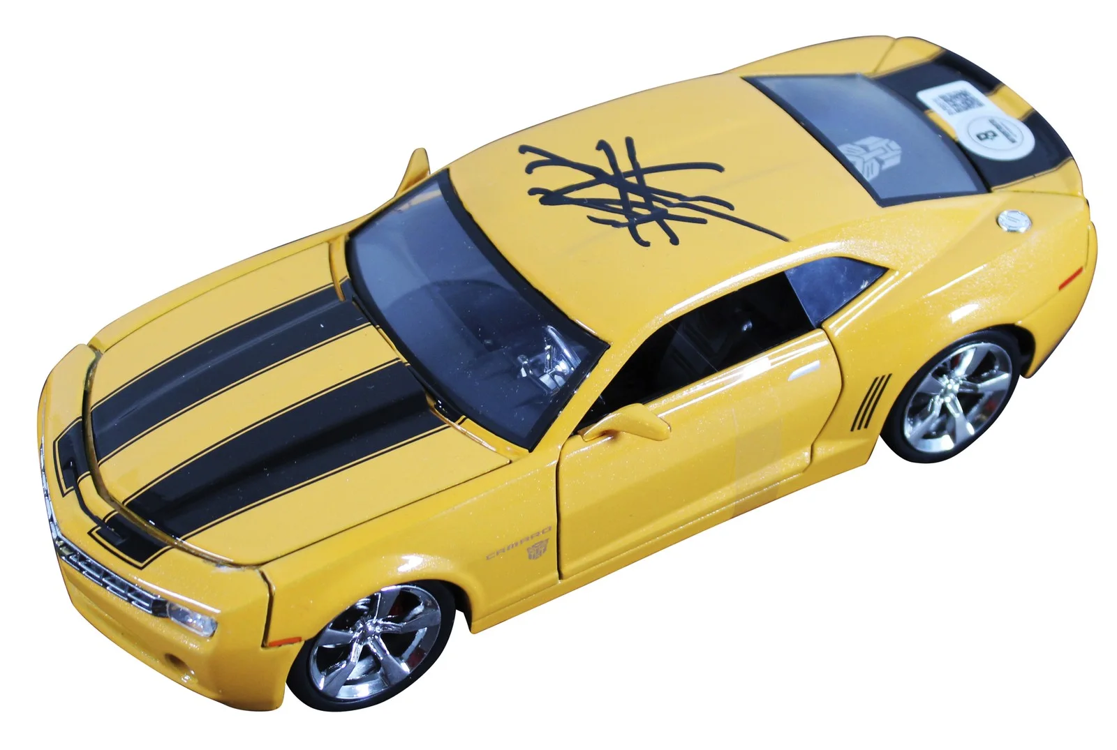 Shia LaBeouf — Shia LaBeouf Transformers Signed 2006 Chevrolet Camaro 1:24 Die Cast Car BAS, изображение 2