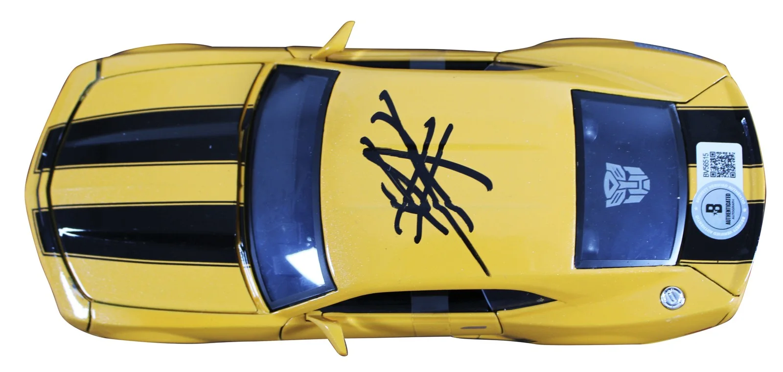 Shia LaBeouf — Shia LaBeouf Transformers Signed 2006 Chevrolet Camaro 1:24 Die Cast Car BAS, изображение 3