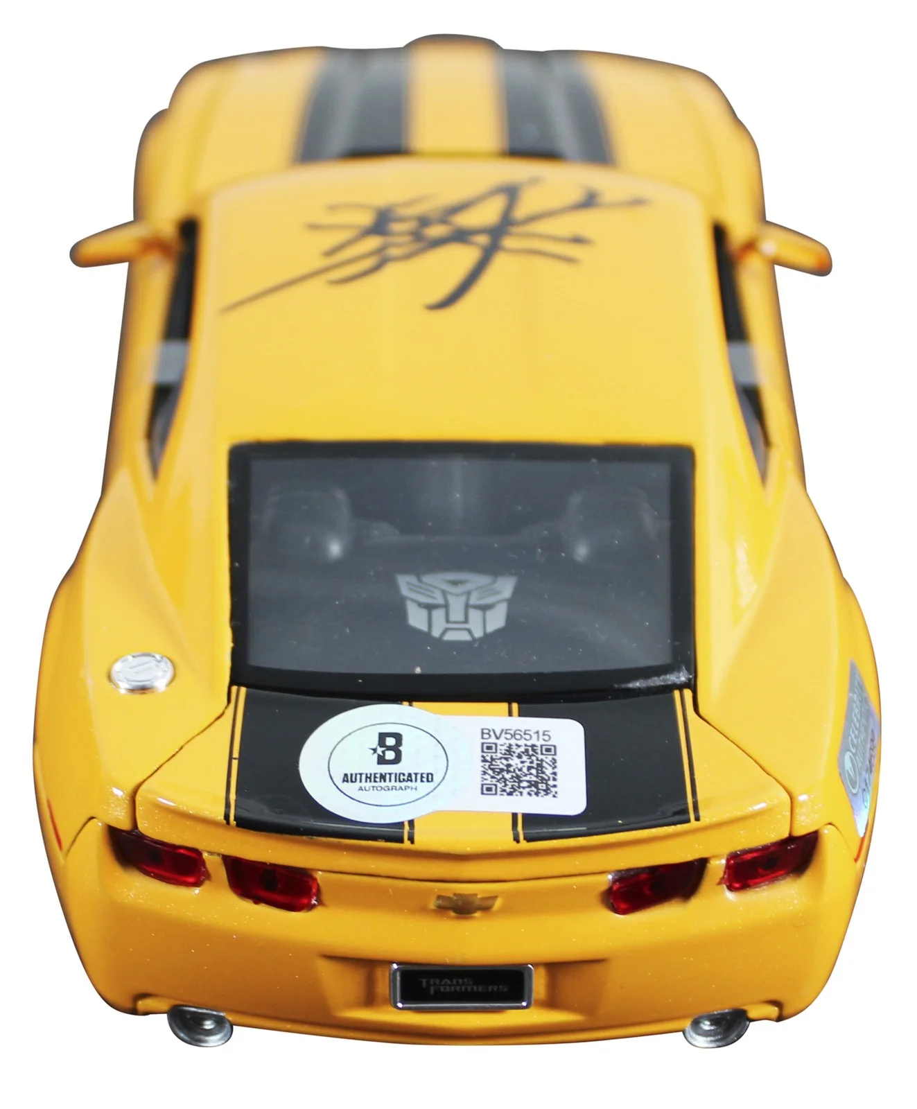 Shia LaBeouf — Shia LaBeouf Transformers Signed 2006 Chevrolet Camaro 1:24 Die Cast Car BAS, изображение 5