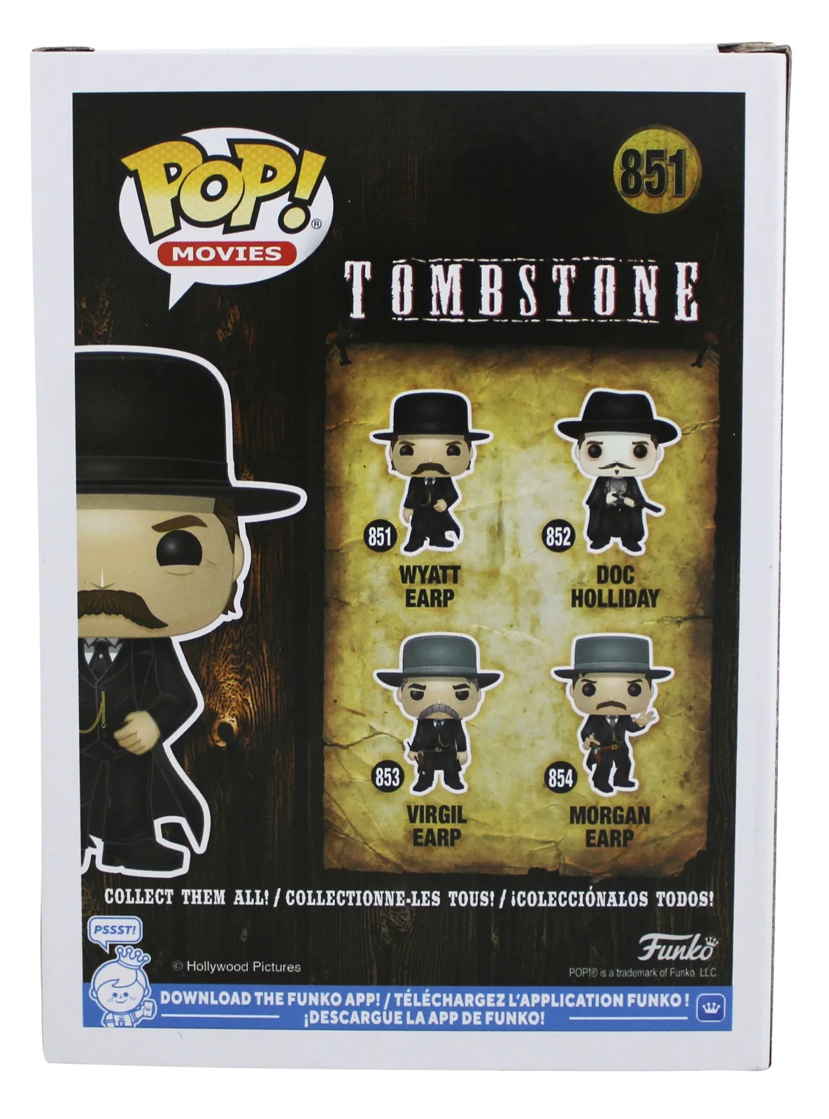 Kurt Russell — Kurt Russell Tombstone Signed Wyatt Earp #851 Funko Pop Figure BAS #BS73867, image 4