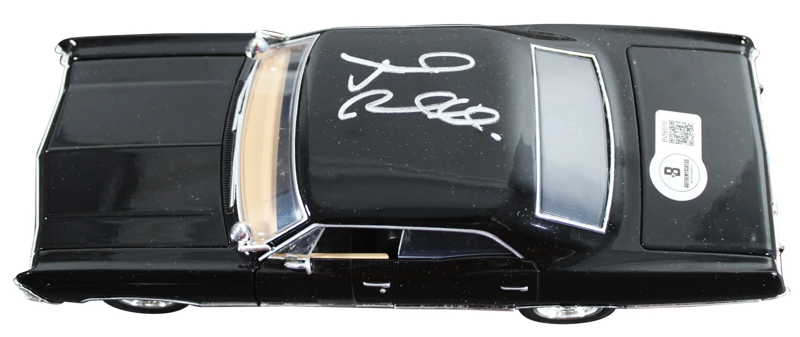 Jared Padalecki — Jared Padalecki Supernatural Signed 1967 Impala 1:24 Die Cast Car BAS #BV56516, изображение 3