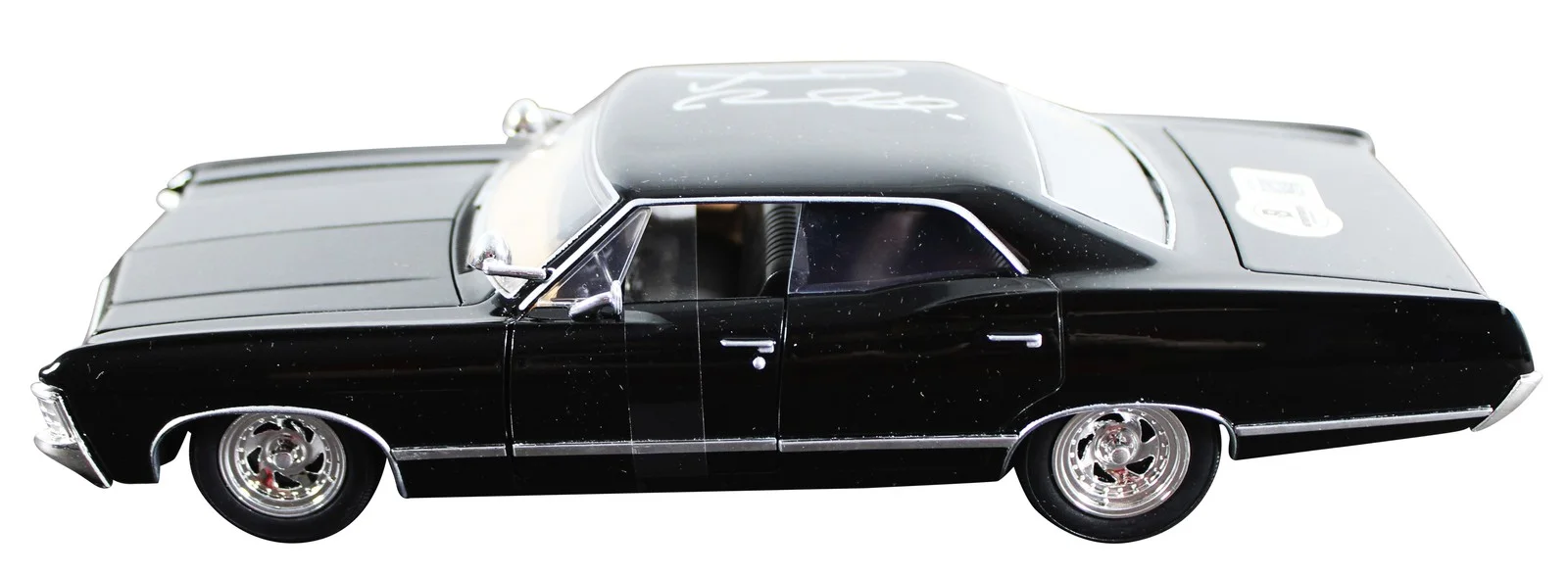 Jared Padalecki — Jared Padalecki Supernatural Signed 1967 Impala 1:24 Die Cast Car BAS #BV56516, изображение 4