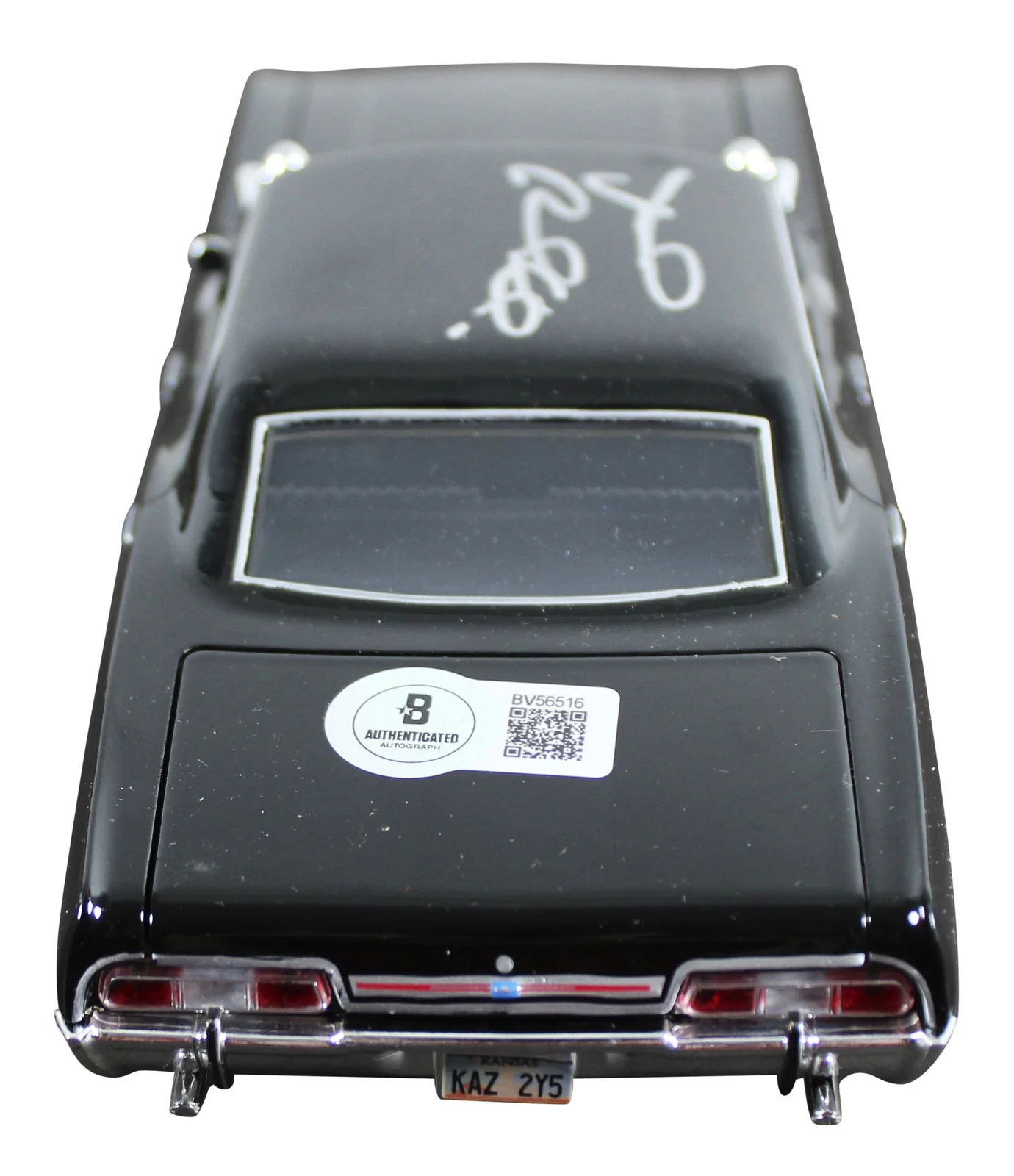 Jared Padalecki — Jared Padalecki Supernatural Signed 1967 Impala 1:24 Die Cast Car BAS #BV56516, изображение 5