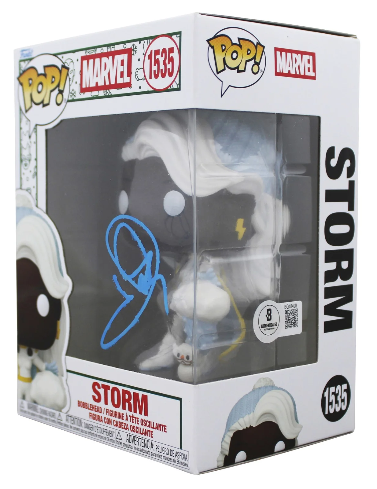 Halle Berry — Halle Berry X-Men Signed Storm #1535 Funko Pop Vinyl Figure BAS #BQ48498, изображение 2