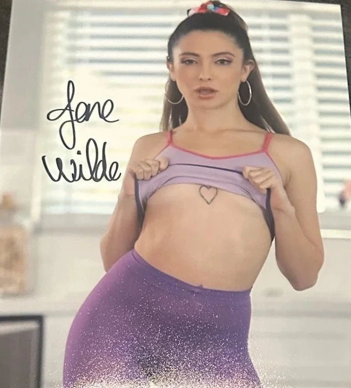 Jane Wilde — Jane Wild 8 X 10 Adult Film Star Autograph COA Included, изображение 2