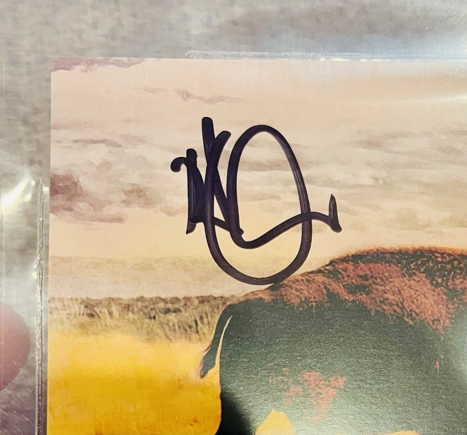 Robert Plant Led Zeppelin Signed CD Art Gem Mint Autograph Beckett, image 2