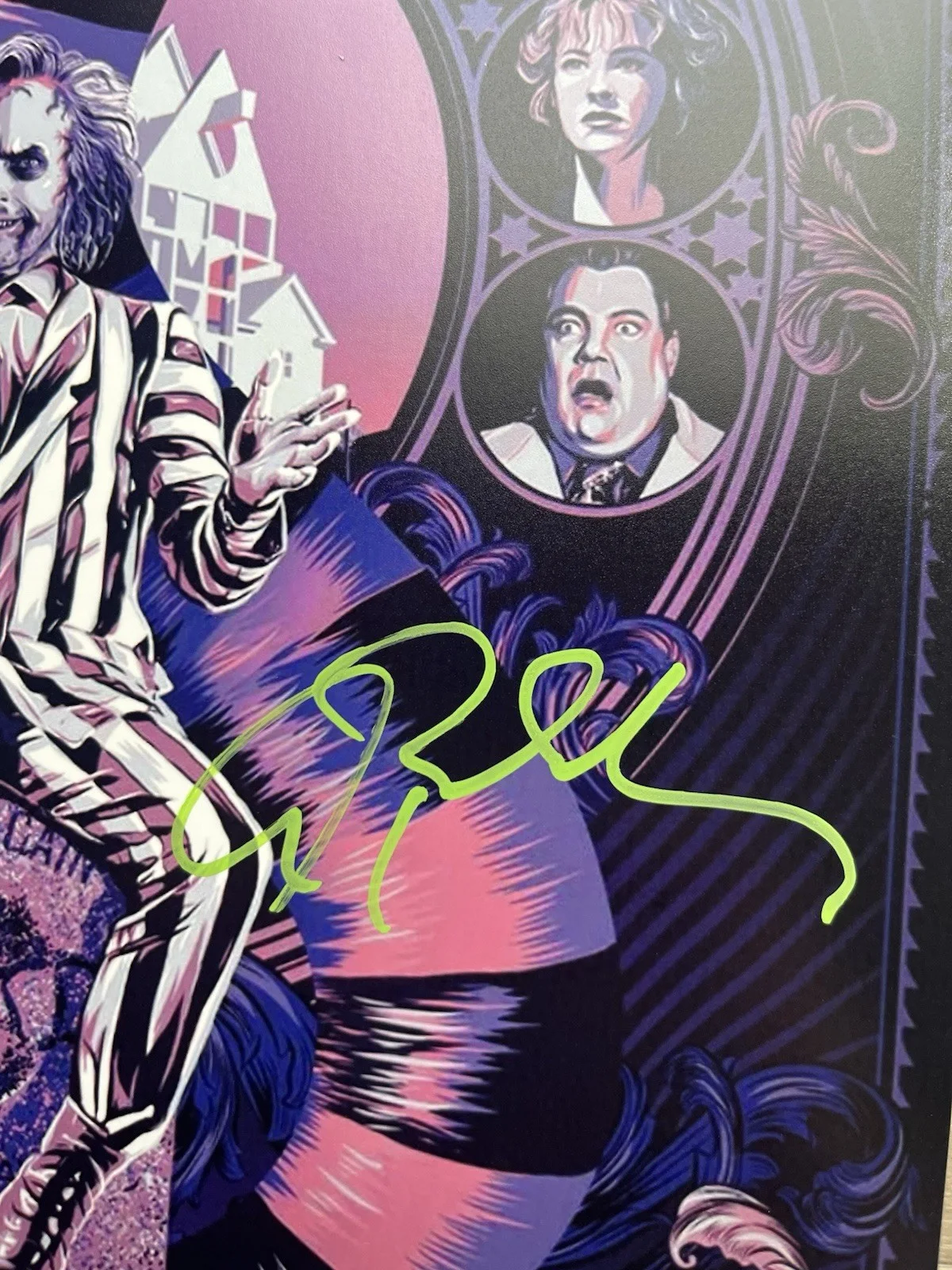Alec Baldwin — Alec Baldwin Signed Beetlejuice 11x17 Photo JSA COA Adam Maitland Horror Auto, изображение 5