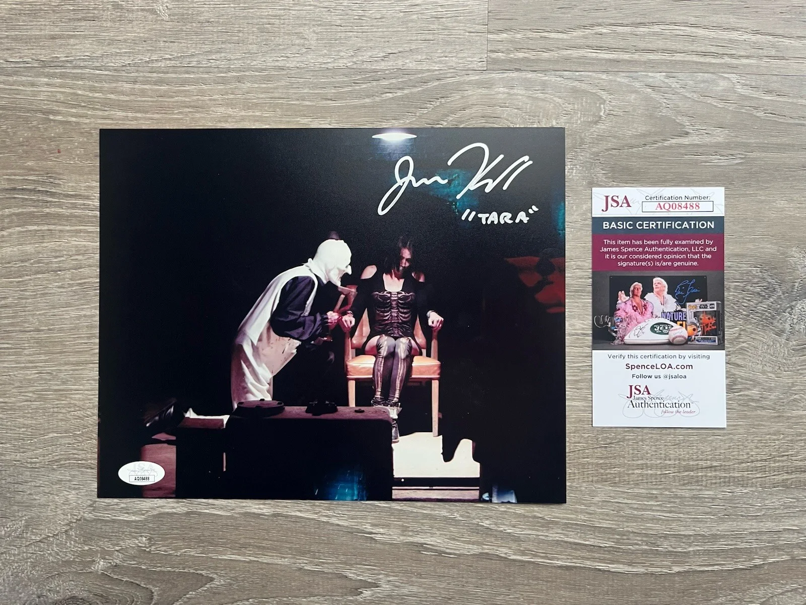 Jenna Kanell — Jenna Kanell Signed Terrifier 8x10 Photo JSA COA Tara Heyes Art The Clown