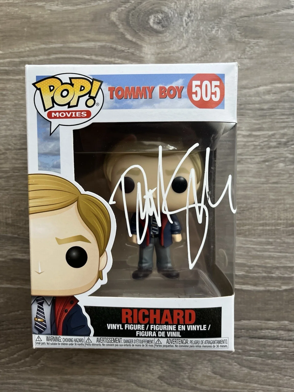 David Spade — David Spade Signed Tommy Boy Funko Pop Beckett COA Richard #505 SNL, изображение 2