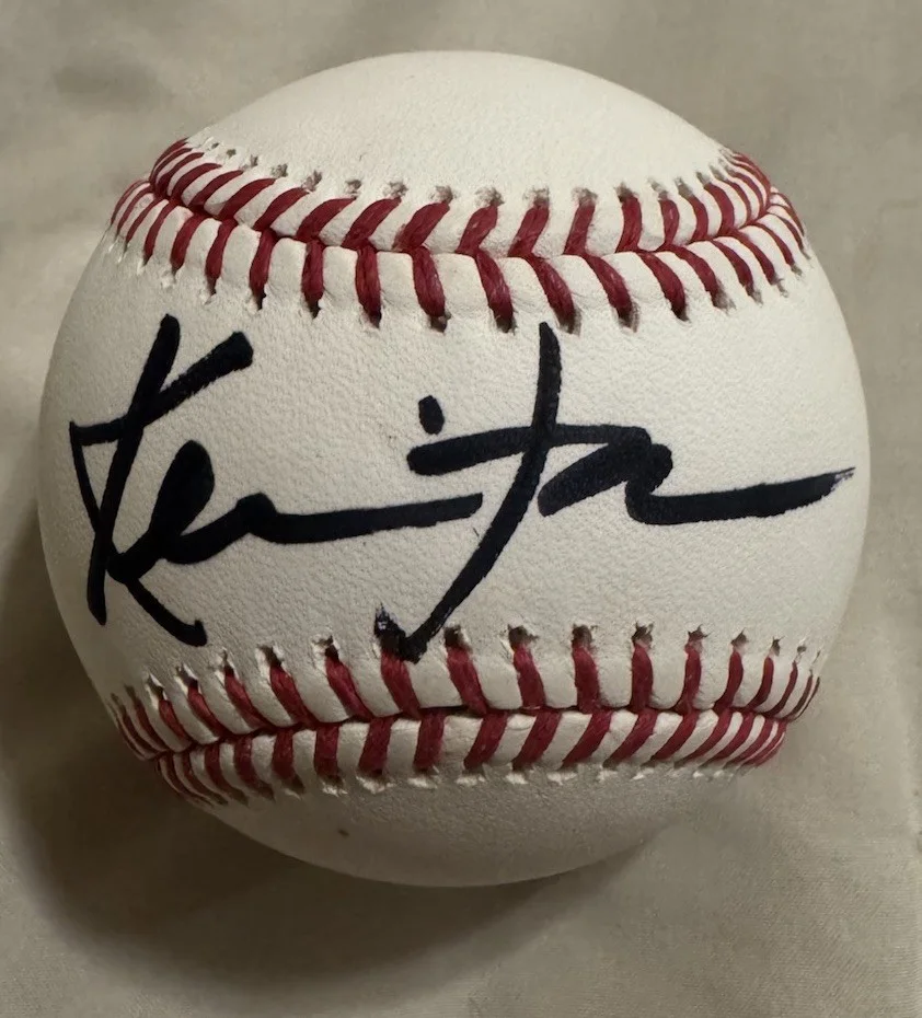 Kevin James — Kevin James Signed Autographed ROMLB Baseball Actor King Of Queens (PSA DNA) COA