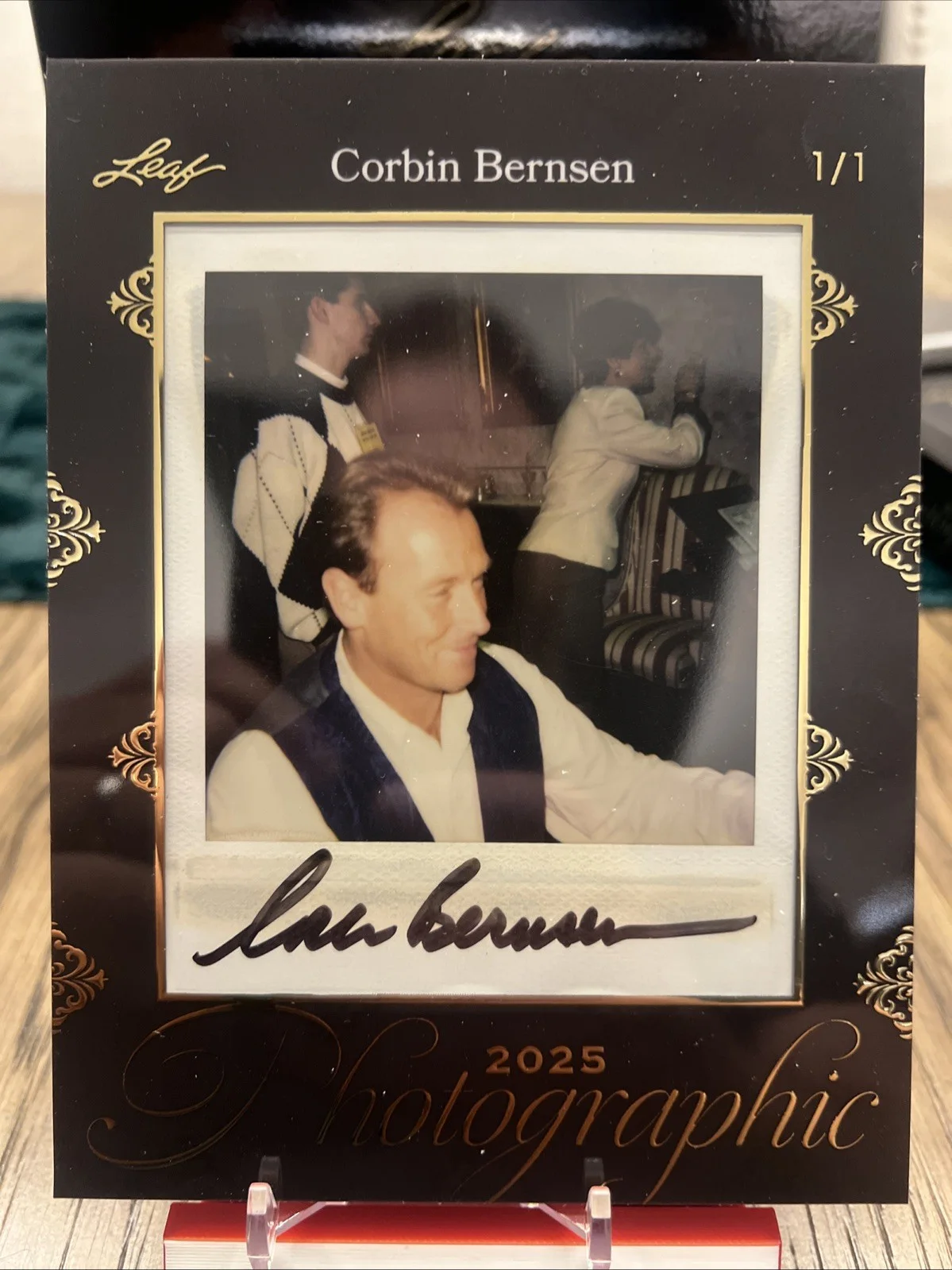 2025 Leaf Photographic Corbin Bernsen Autograph 1/1, image 2