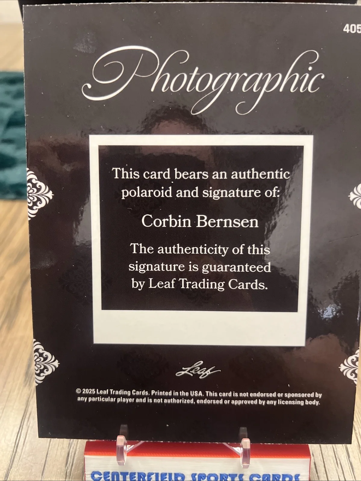 2025 Leaf Photographic Corbin Bernsen Autograph 1/1, image 4