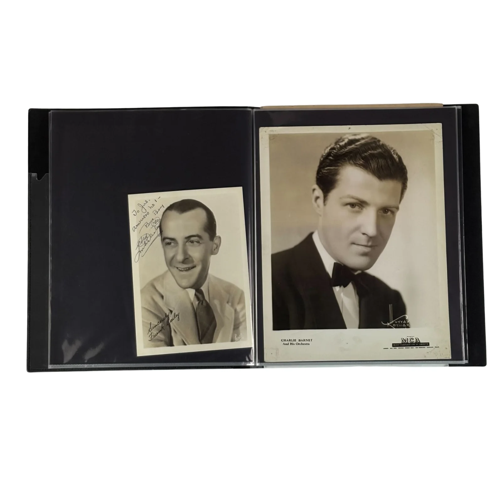 Big Band Autograph Photo Binder Jim Dorsey Krupa James Barnet Teagarden More, изображение 5