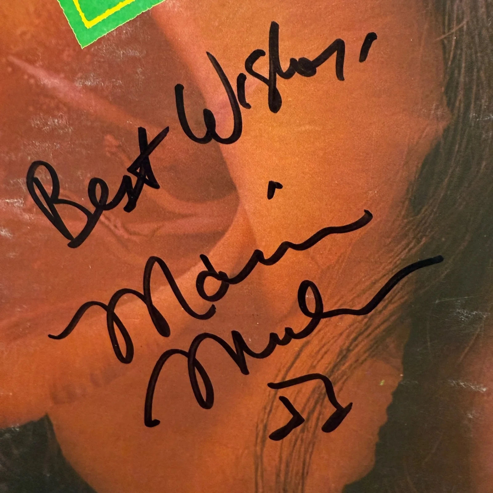 MARIA MULDAUR "Waitress In A Donut Shop" AUTOGRAPHED ON COVER usa vinyl MS 2194, изображение 2