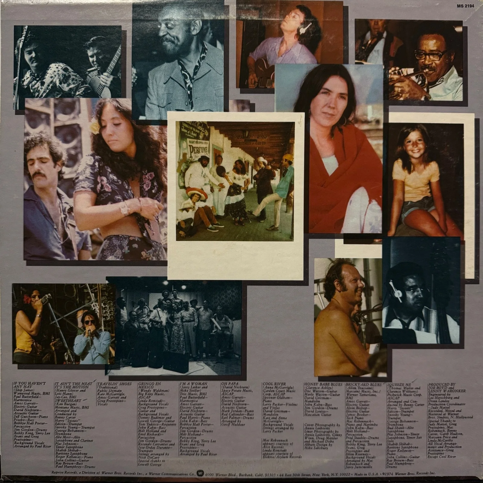 MARIA MULDAUR "Waitress In A Donut Shop" AUTOGRAPHED ON COVER usa vinyl MS 2194, изображение 3