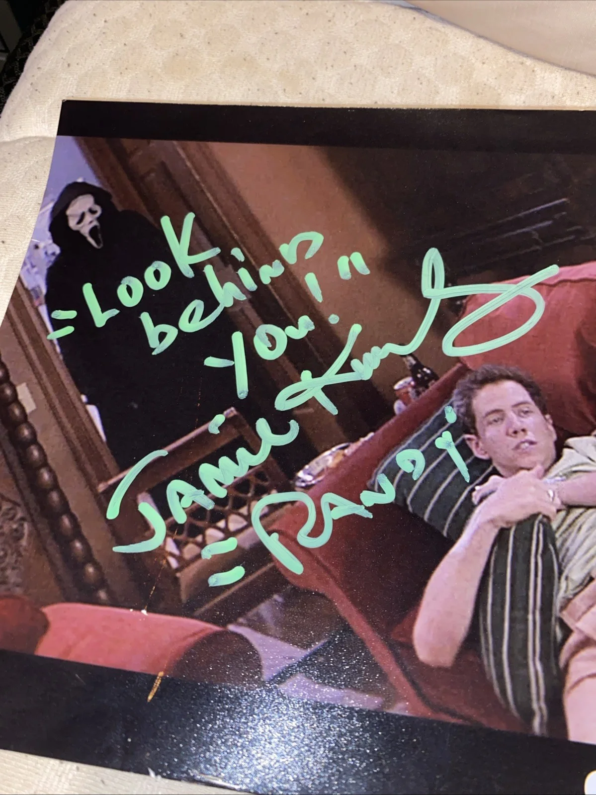 Scream Ghostface Cast 6x Signed 11x10 Photo Autograph Auto JSA COA, image 2