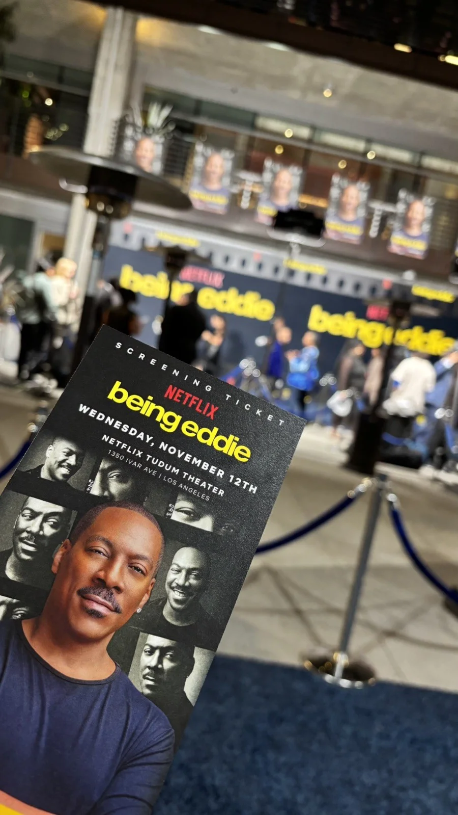 Being Eddie Poster Signed by Eddie Murphy, image 3