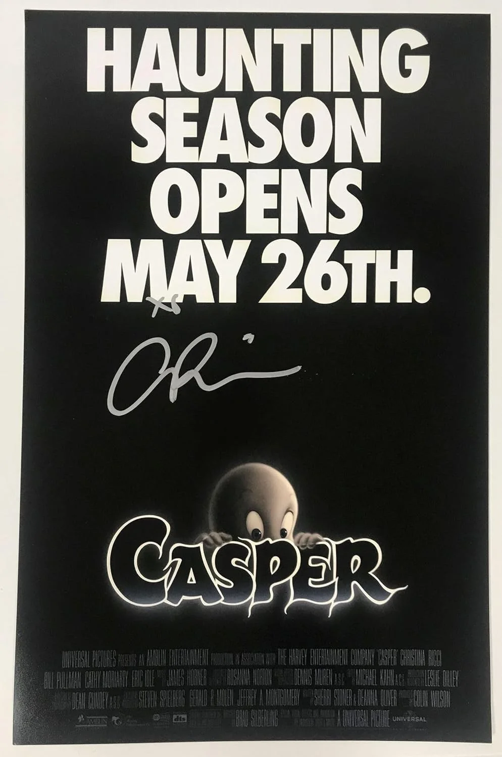 Christina Ricci — Christina Ricci Signed Autographed "Casper" Glossy 11x17 Movie Poster