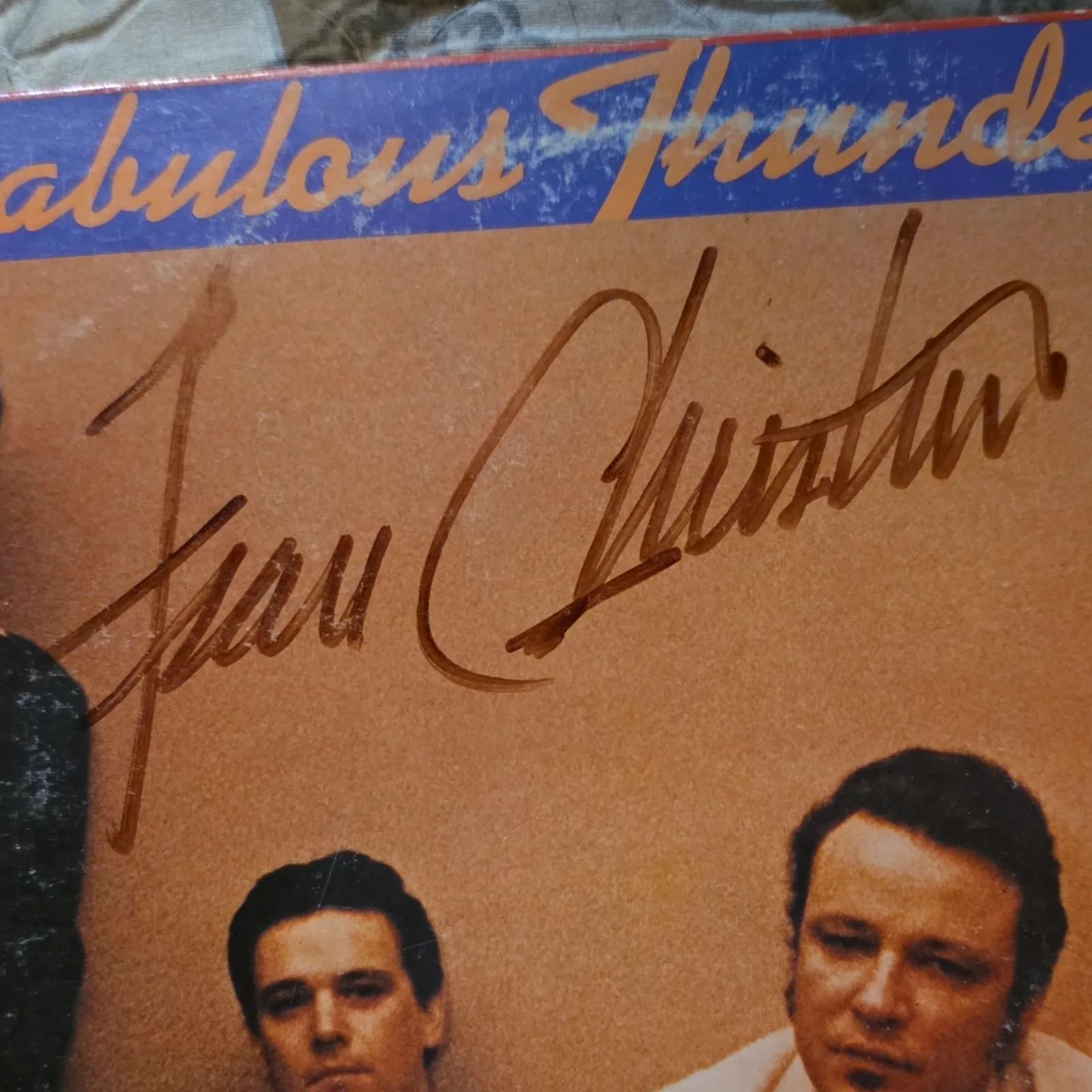 The Fabulous Thunderbirds Butt Rockin' Vinyl LP Chrysalis CHR 1319 Signed, изображение 2