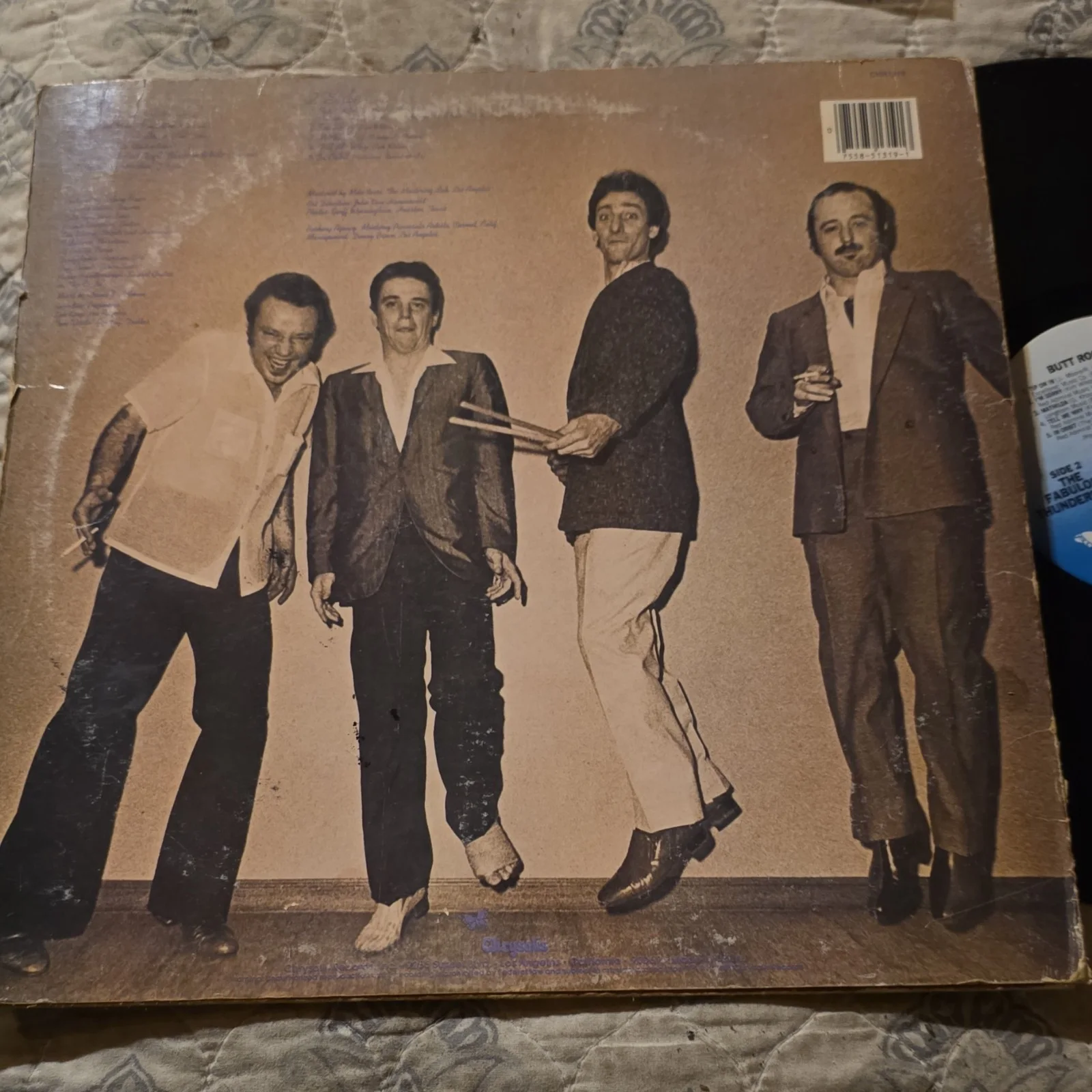 The Fabulous Thunderbirds Butt Rockin' Vinyl LP Chrysalis CHR 1319 Signed, изображение 5