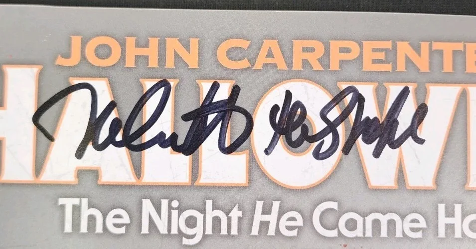 Nick Castle — Nick Castle Signed Jumbo Halloween Knife The Shape Insc Beckett 1W314966, image 2