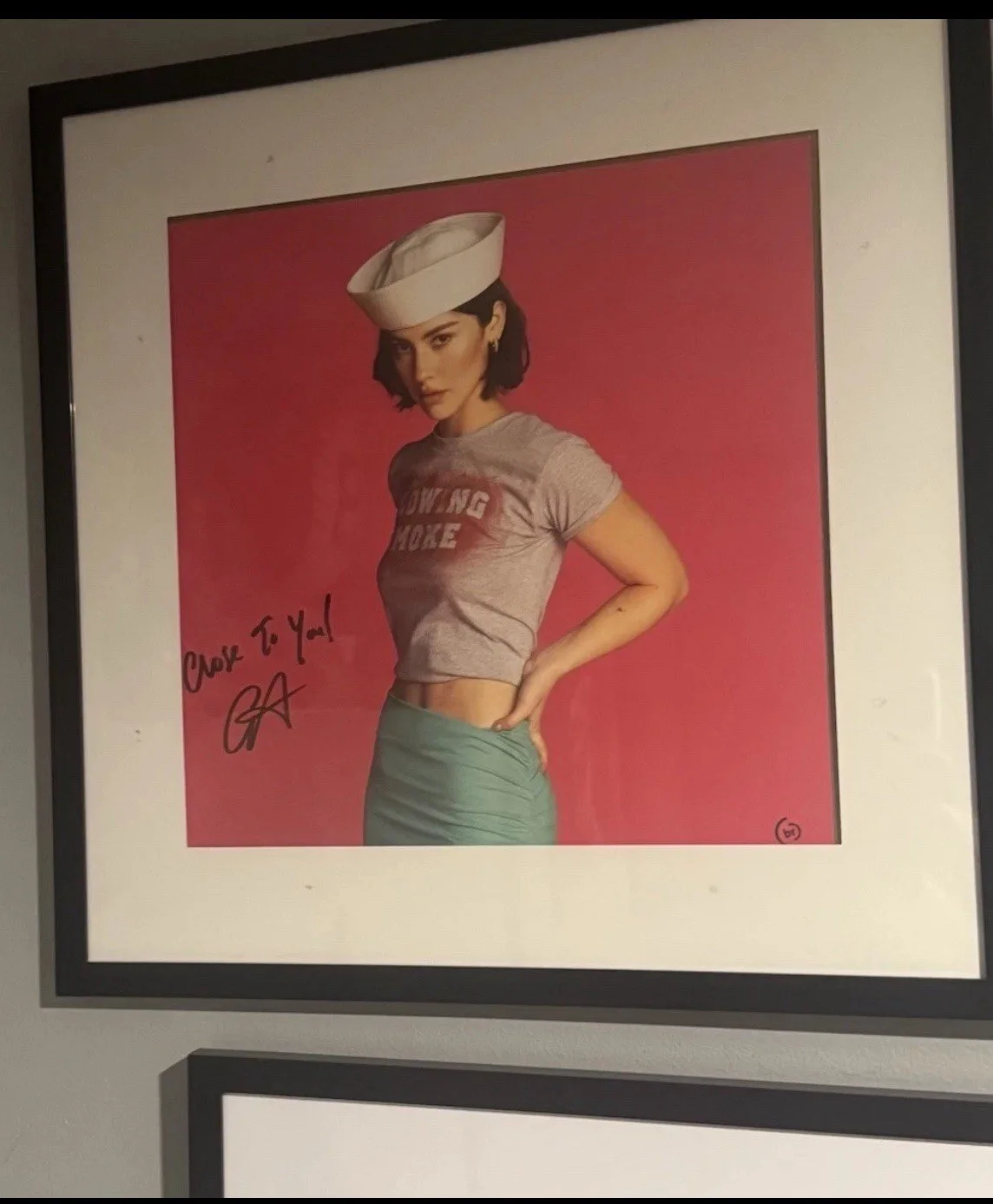 Gracie Abrams — Gracie Abrams Banquet Records Personalized Signed Insert “Close To You”, image 3
