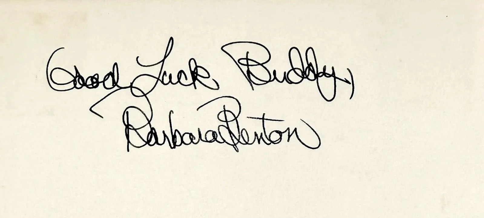 Barbi Benton — BARBI BENTON Signed Autographed 4"x 6" INDEX CARD Hugh Hefner PLAYBOY HEE HAW, изображение 2