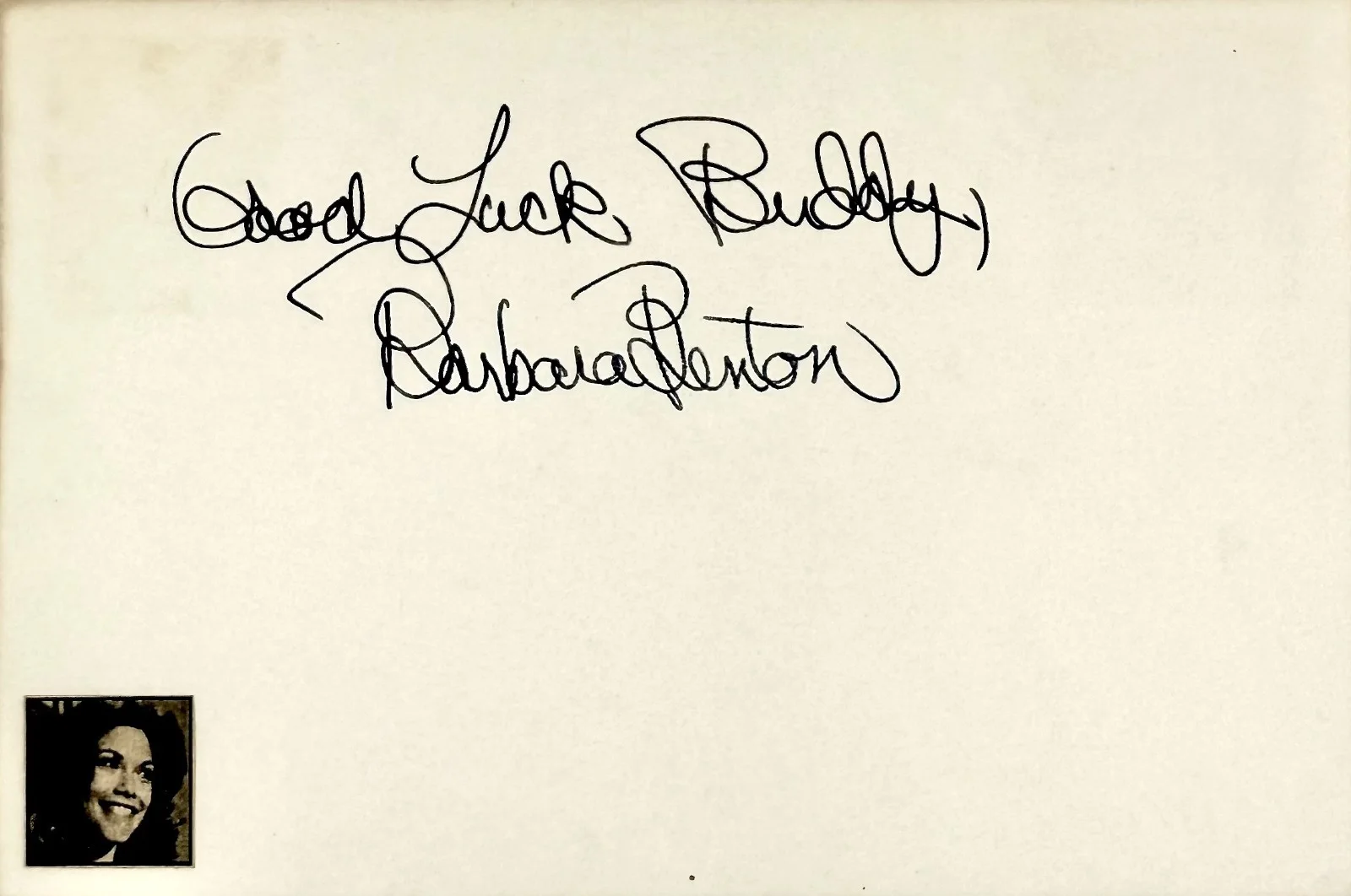 Barbi Benton — BARBI BENTON Signed Autographed 4"x 6" INDEX CARD Hugh Hefner PLAYBOY HEE HAW, изображение 4