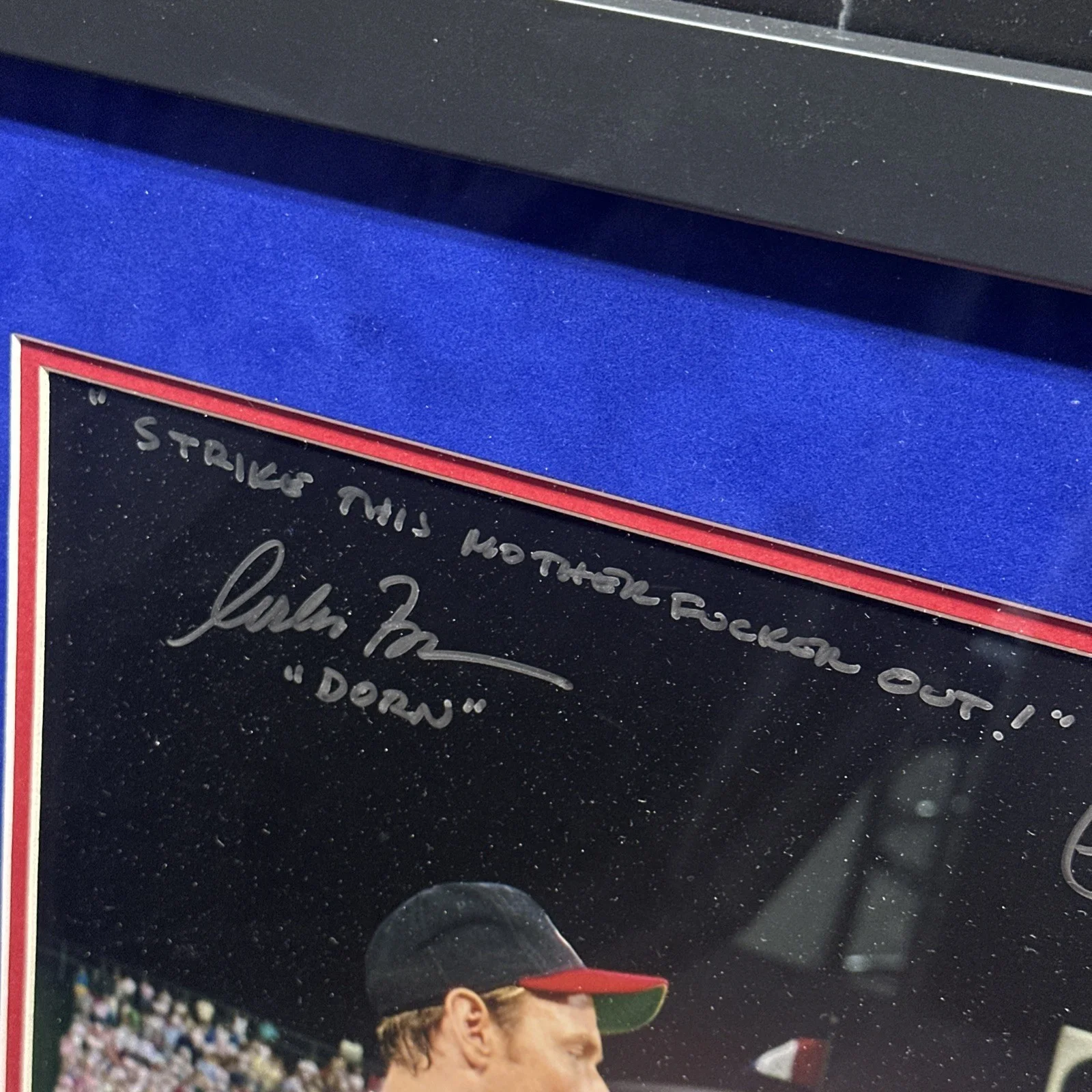 Charlie Sheen Bernsen — Charlie Sheen & Corbin Bernsen Major League Autographed Framed 11x14 Photo ASI, изображение 2