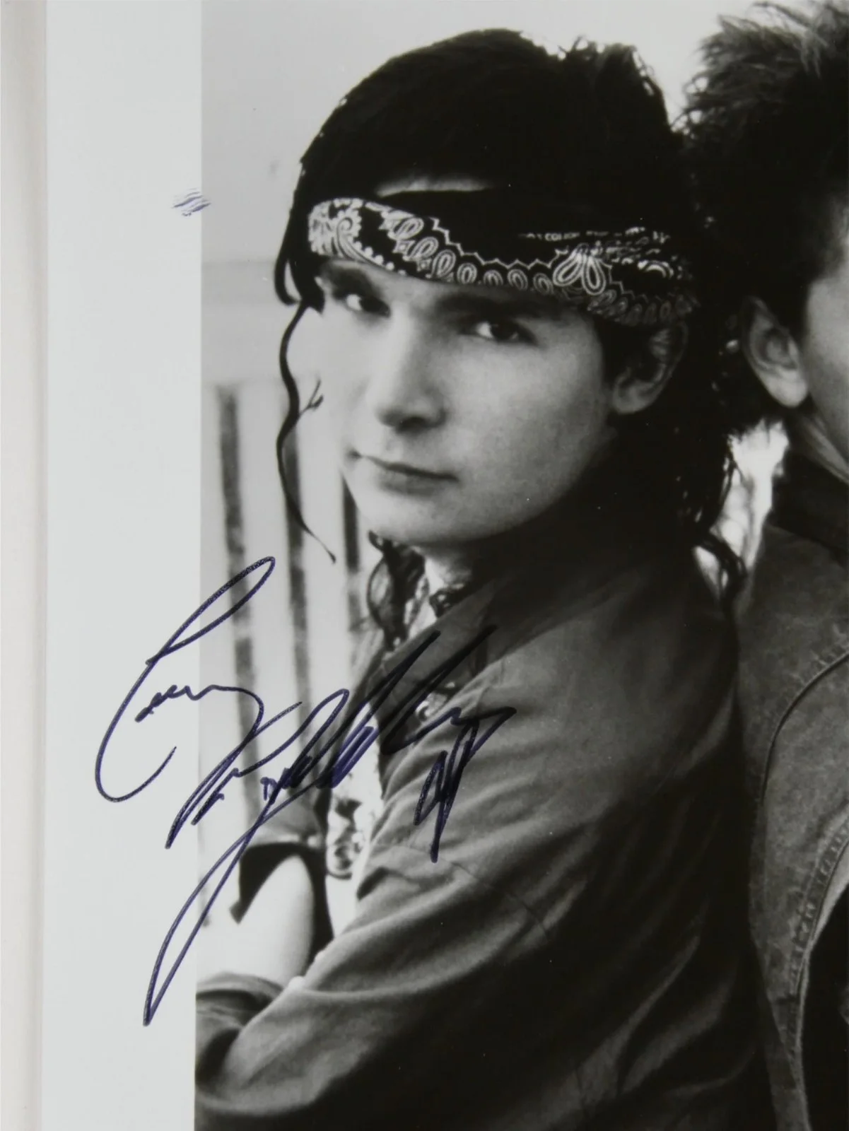 Corey Feldman — Corey Feldman Corey Haim Signed 8x10 Promo Photo Dream A Little Dream JSA COA, изображение 3