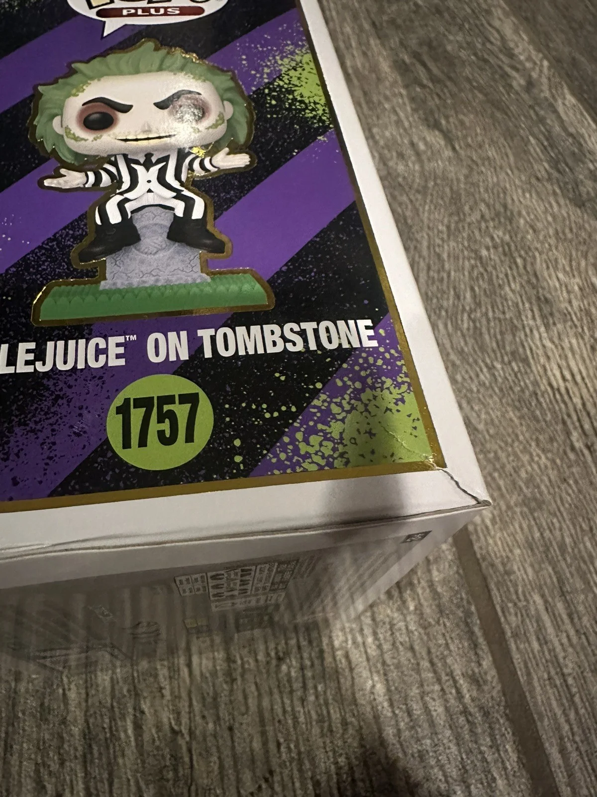 MICHAEL KEATON SIGNED BEETLEJUICE FUNKO POP PSA/DNA COA AUTOGRAPHED ON TOMBSTONE, изображение 3