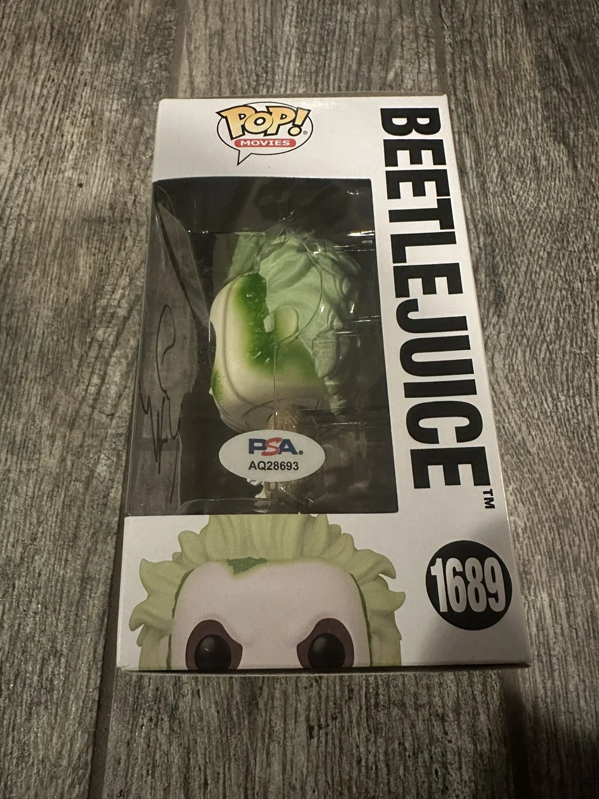 MICHAEL KEATON SIGNED BEETLEJUICE FUNKO POP PSA/DNA COA AUTOGRAPHED, image 2