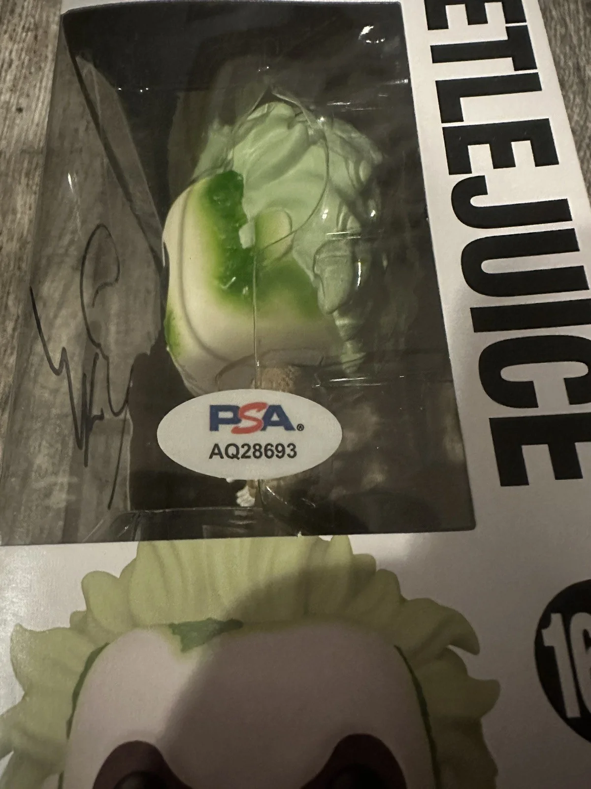 MICHAEL KEATON SIGNED BEETLEJUICE FUNKO POP PSA/DNA COA AUTOGRAPHED, image 3