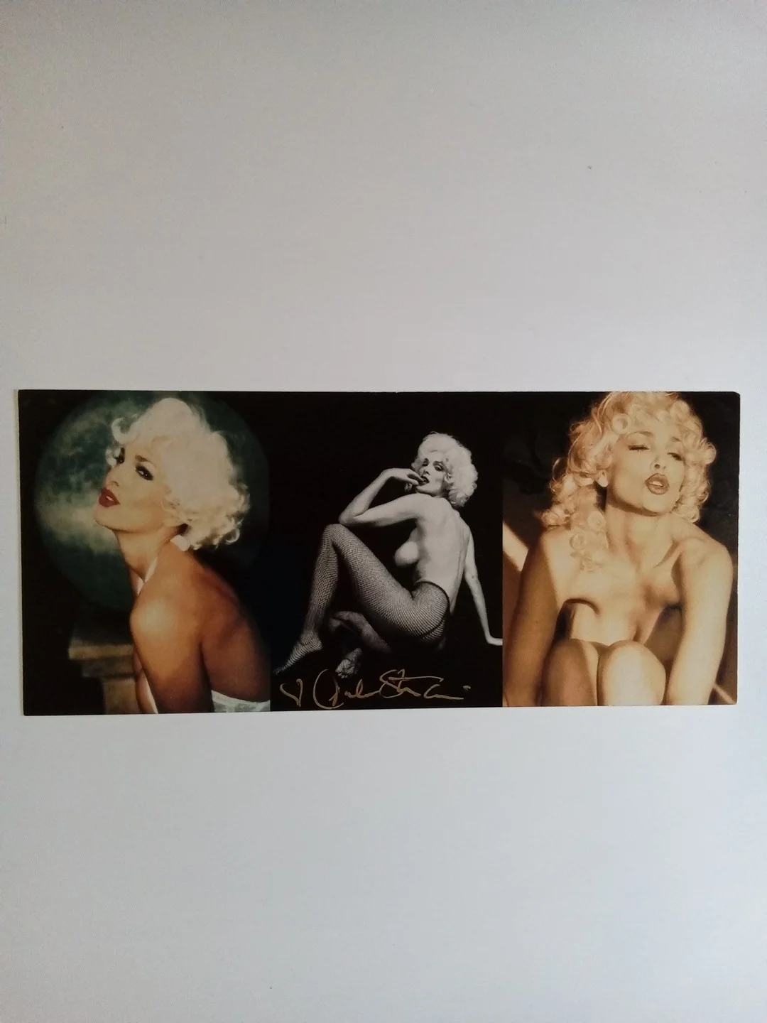 Julie Strain Signed Marilyn 2000 3 Cards Strip - Guaranteed Genuine Auto, изображение 2
